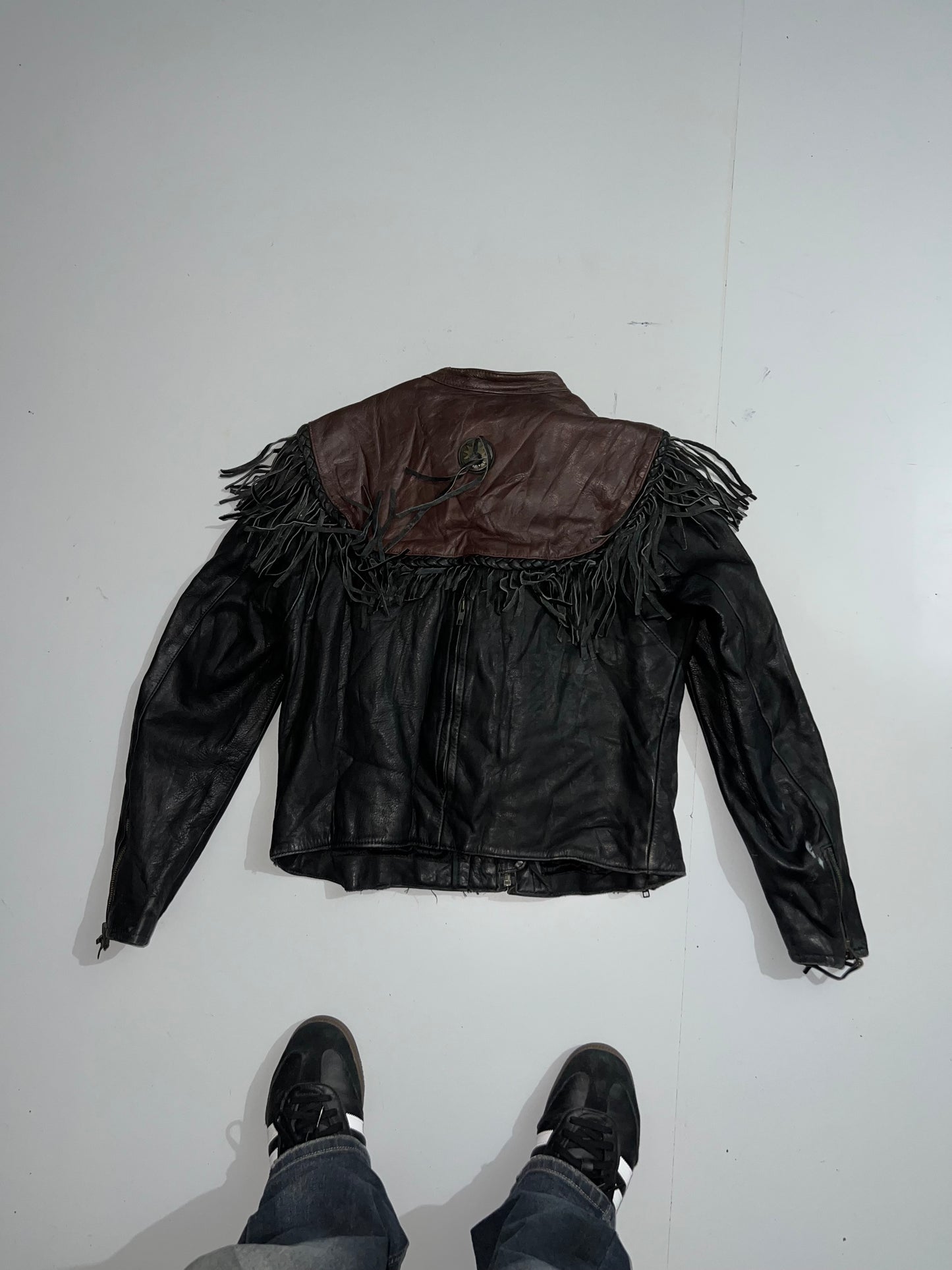 ! By Harley Davidson Original (RARE) Leather jacket (S)