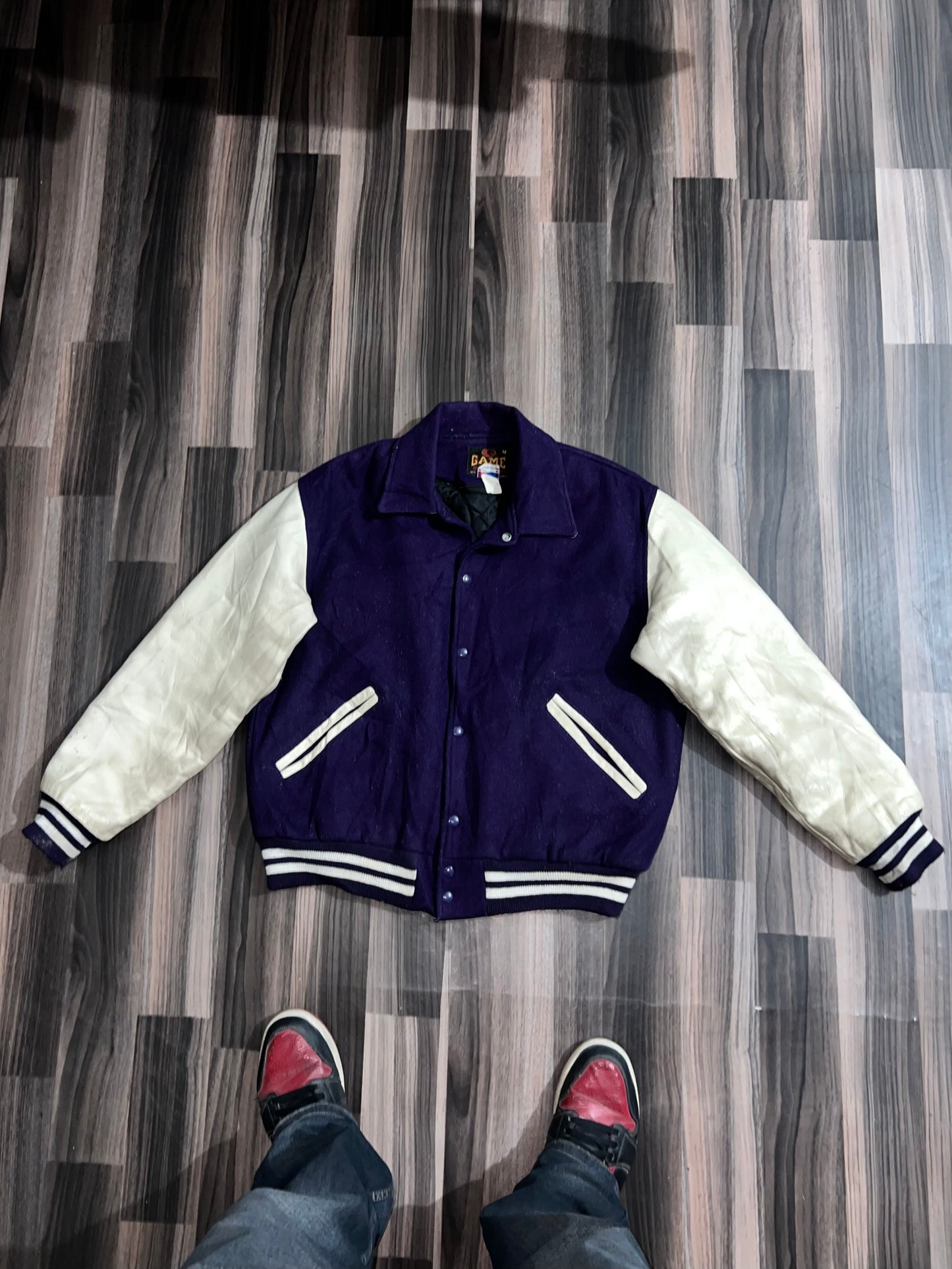 Premium Leather Sleeve Jacket (M/L)
