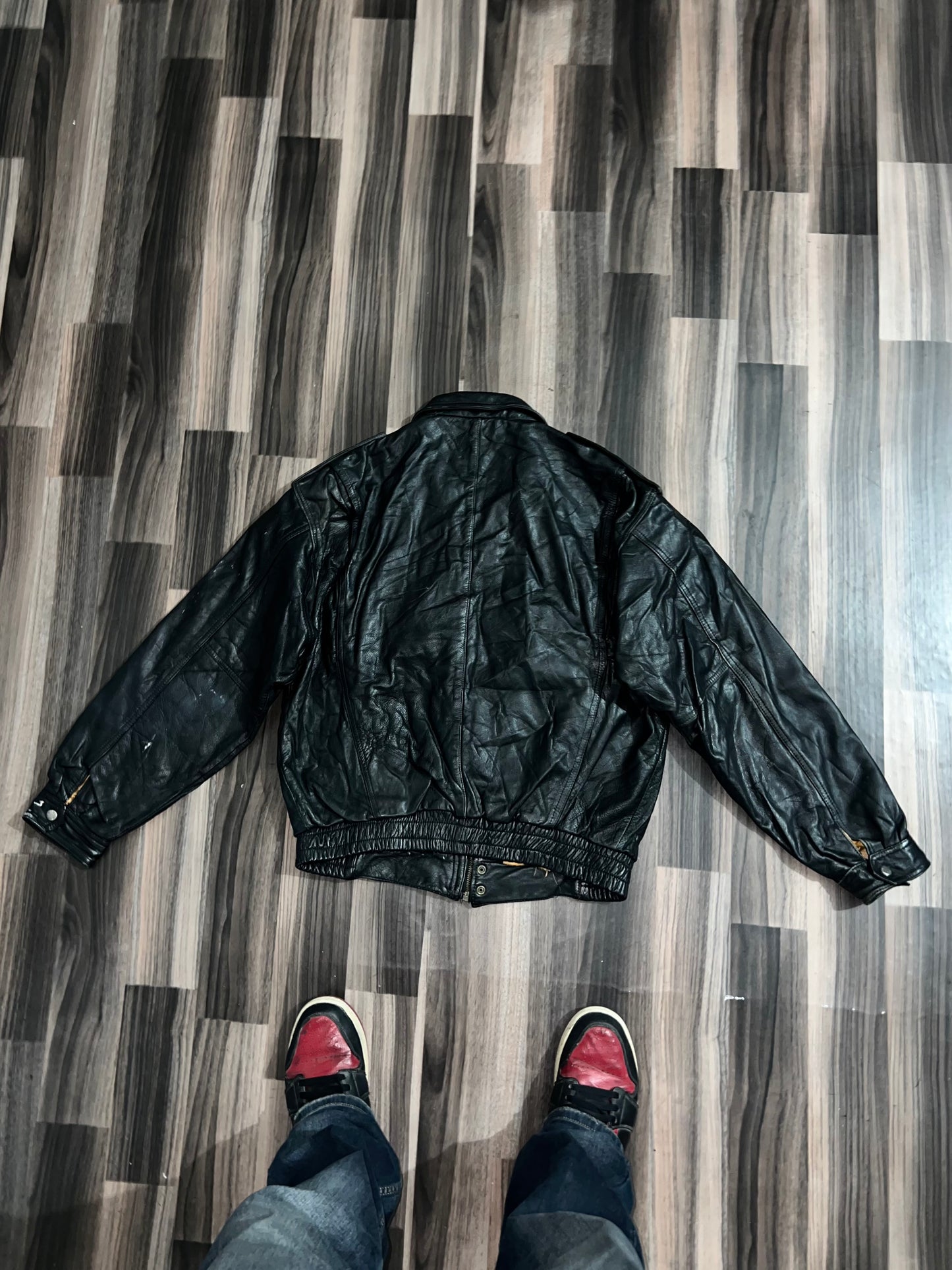 Z*USA AIRFORCE AVIATION* Original Leather Jacket (M/L)