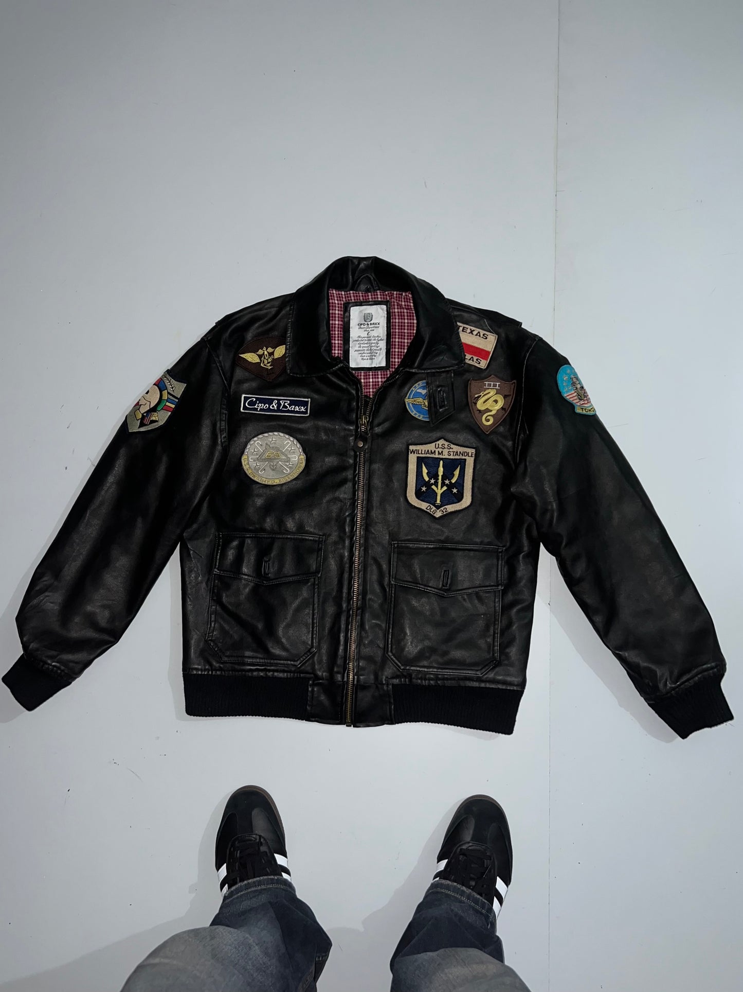 ZSuper (RARE) Original Leather Jacket (RARE FIND) (M/L)