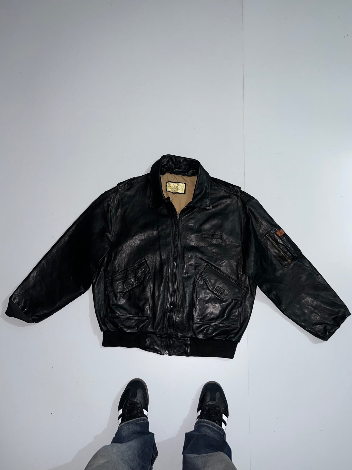 ZRed Skins Original Leather Jacket (RARE FIND) (XL/2XL)