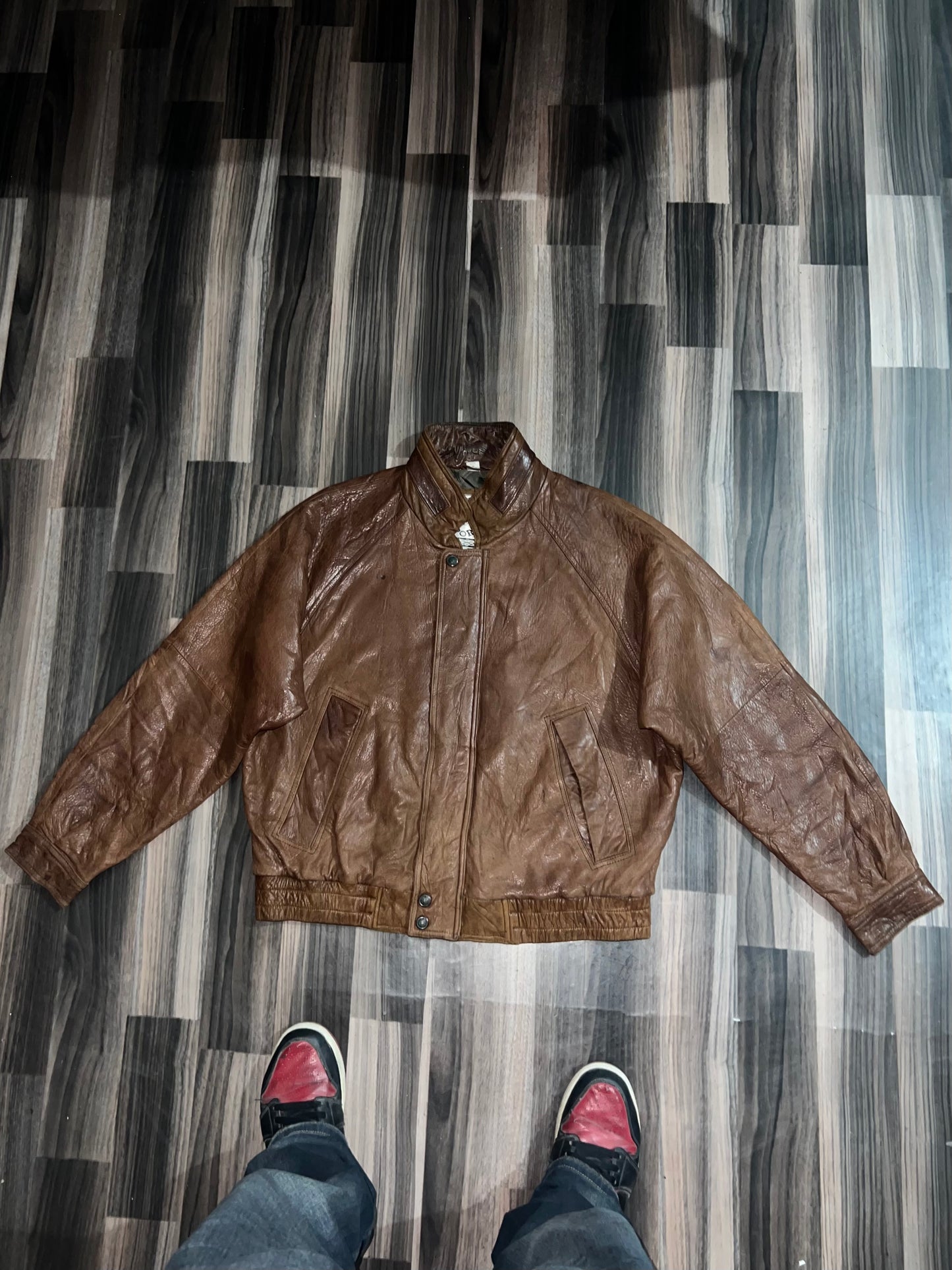 Ultra Premium Original Leather Jacket (L/XL)