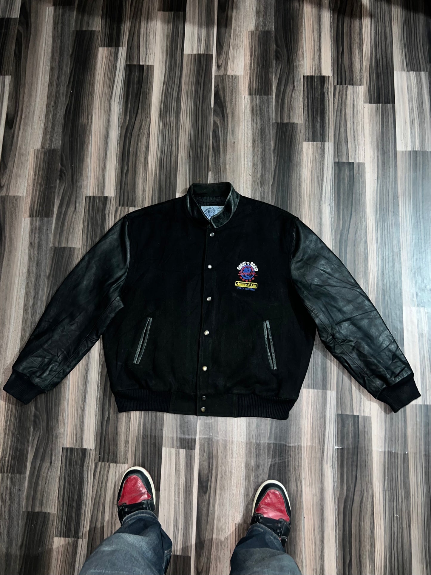 ZUltra Premium Original Leather Sleeve Varsity (L/XL)