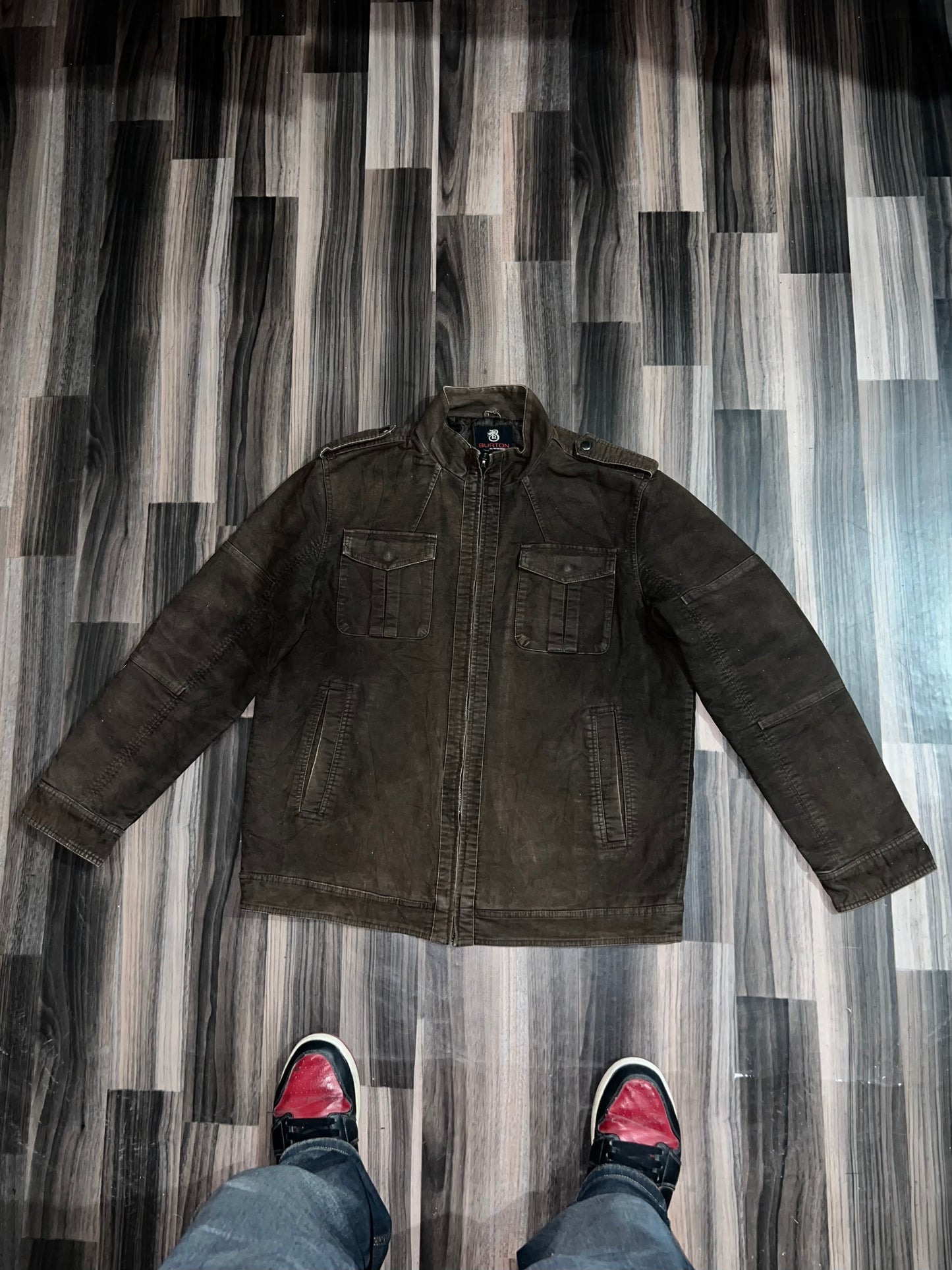 ZPremium Minimal Brown Jacket (L)