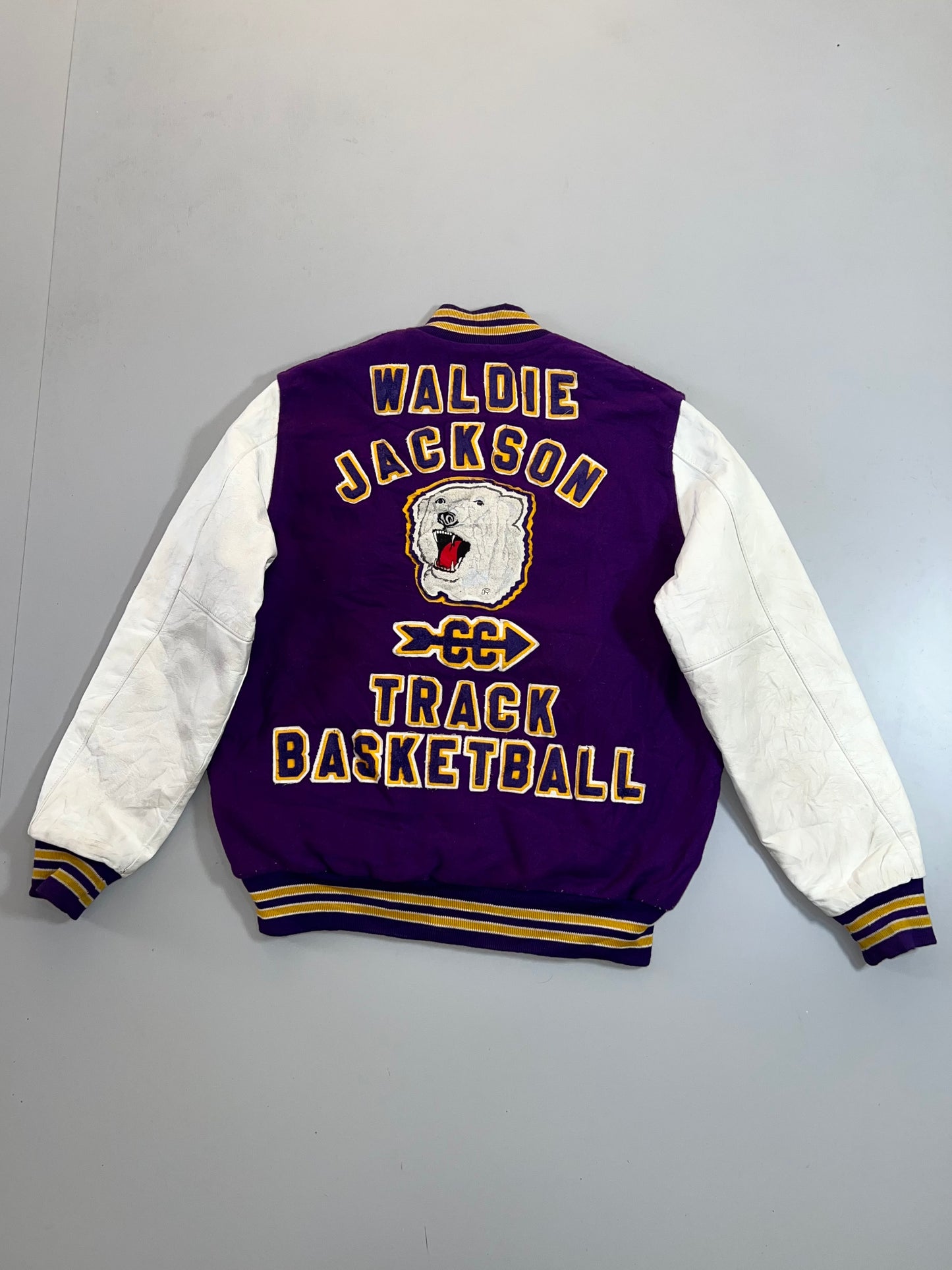 ! Super Premium Varsity Jacket Leather Sleeves (XL) (RARE)