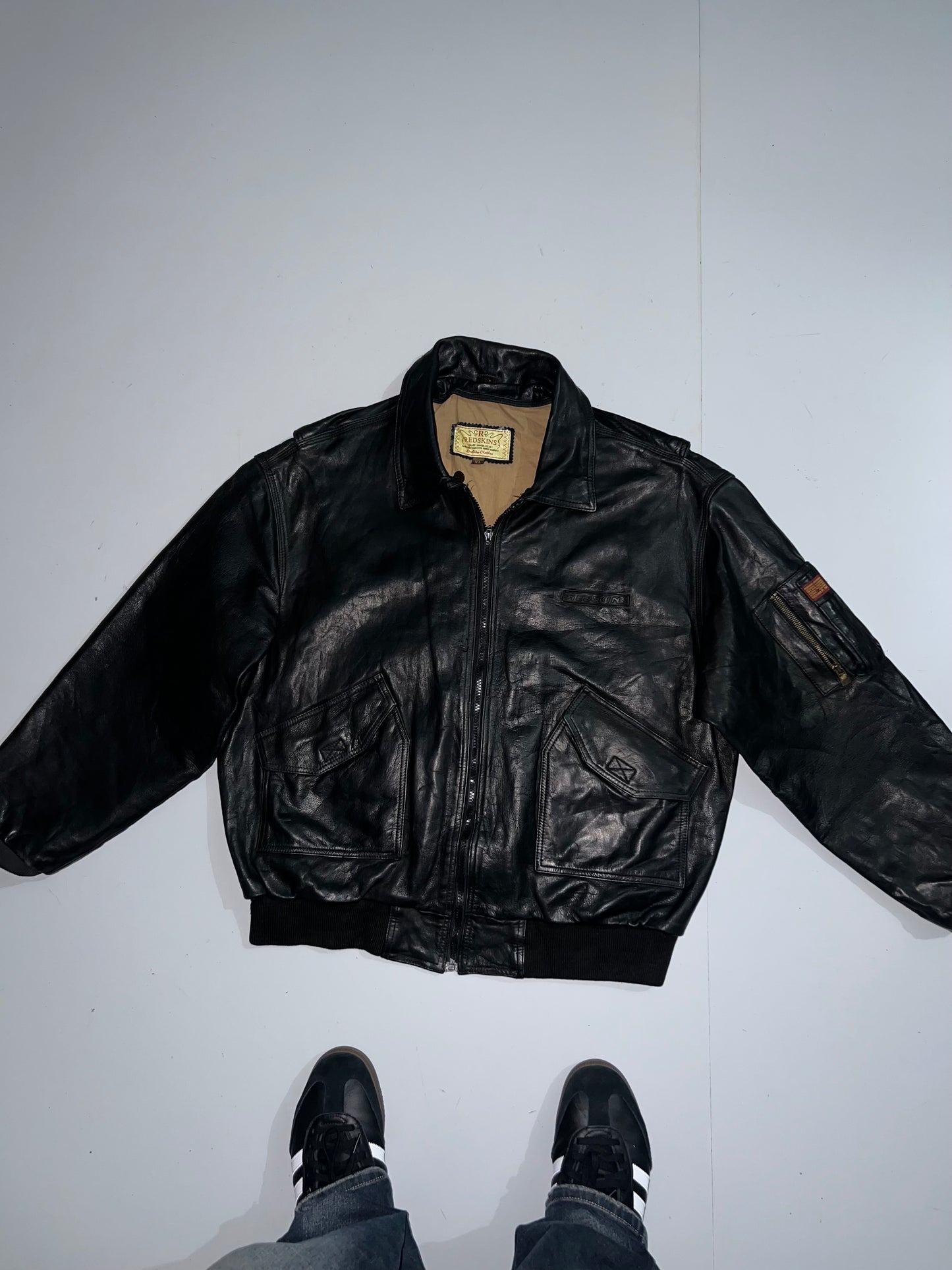 ZRed Skins Original Leather Jacket (RARE FIND) (XL/2XL)
