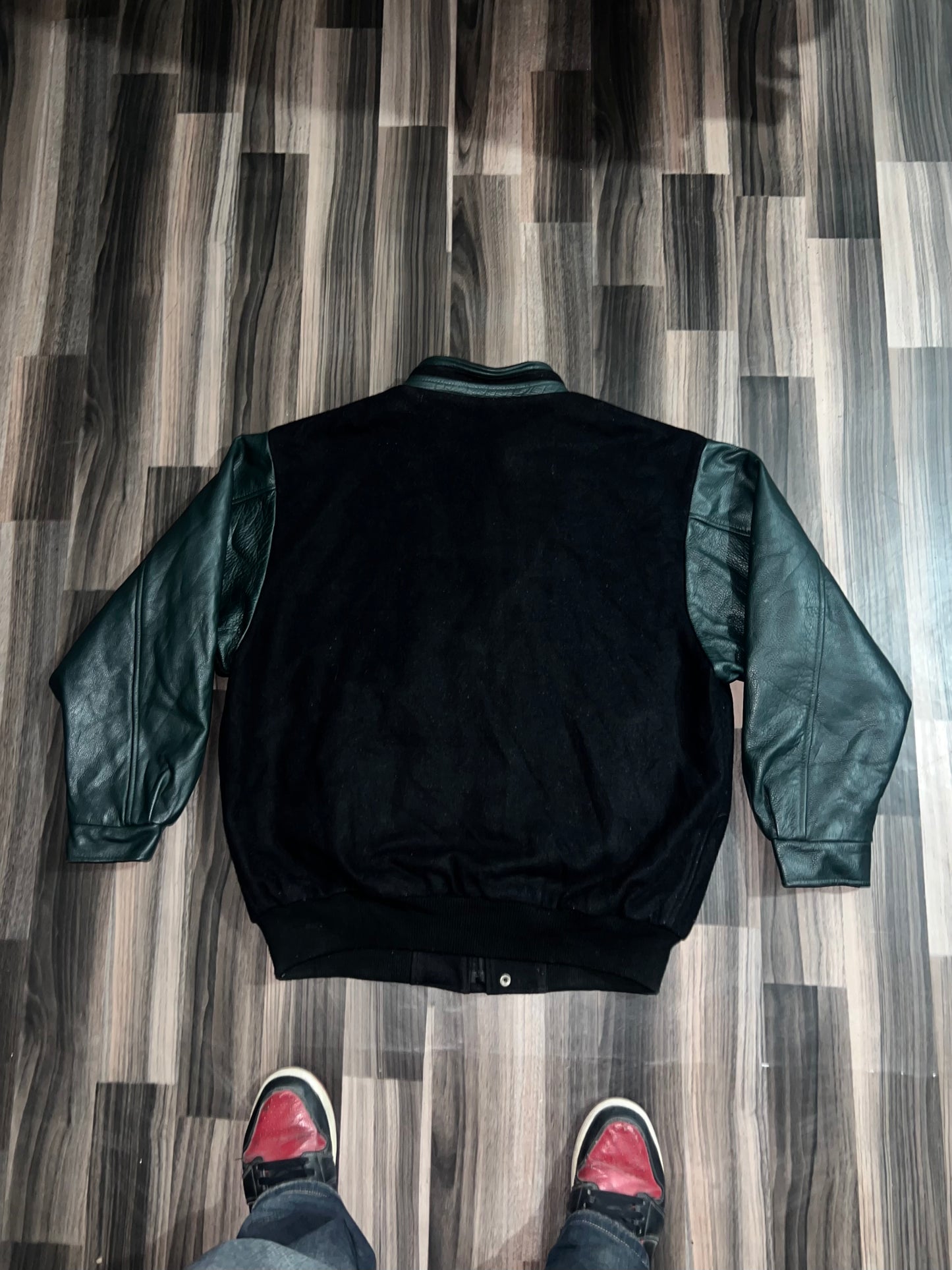 Premium Leather Jacket (RARE) Original Leather sleeves (2XL/3XL)
