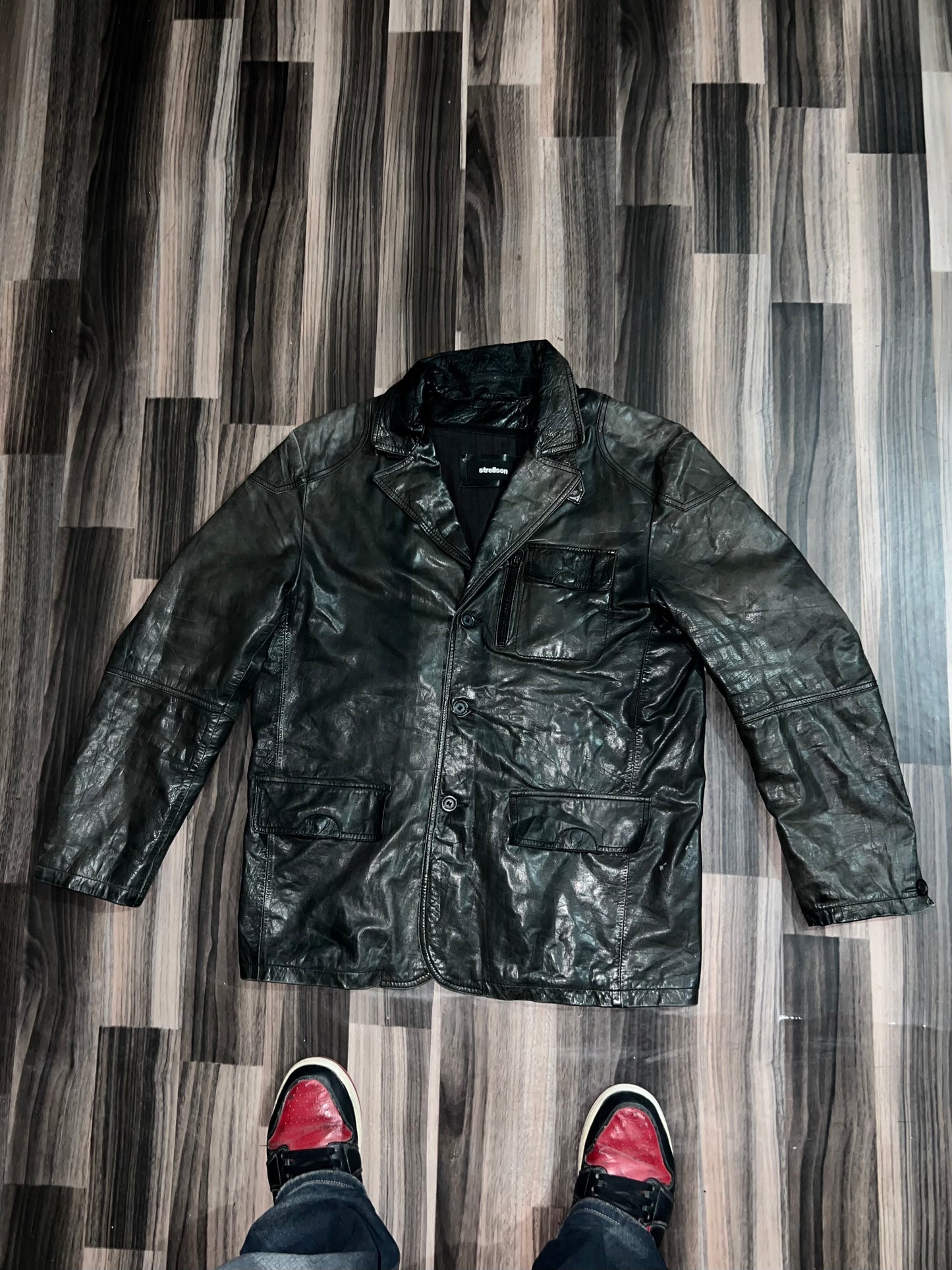 ZUltra Premium Long Leather Jacket (L)