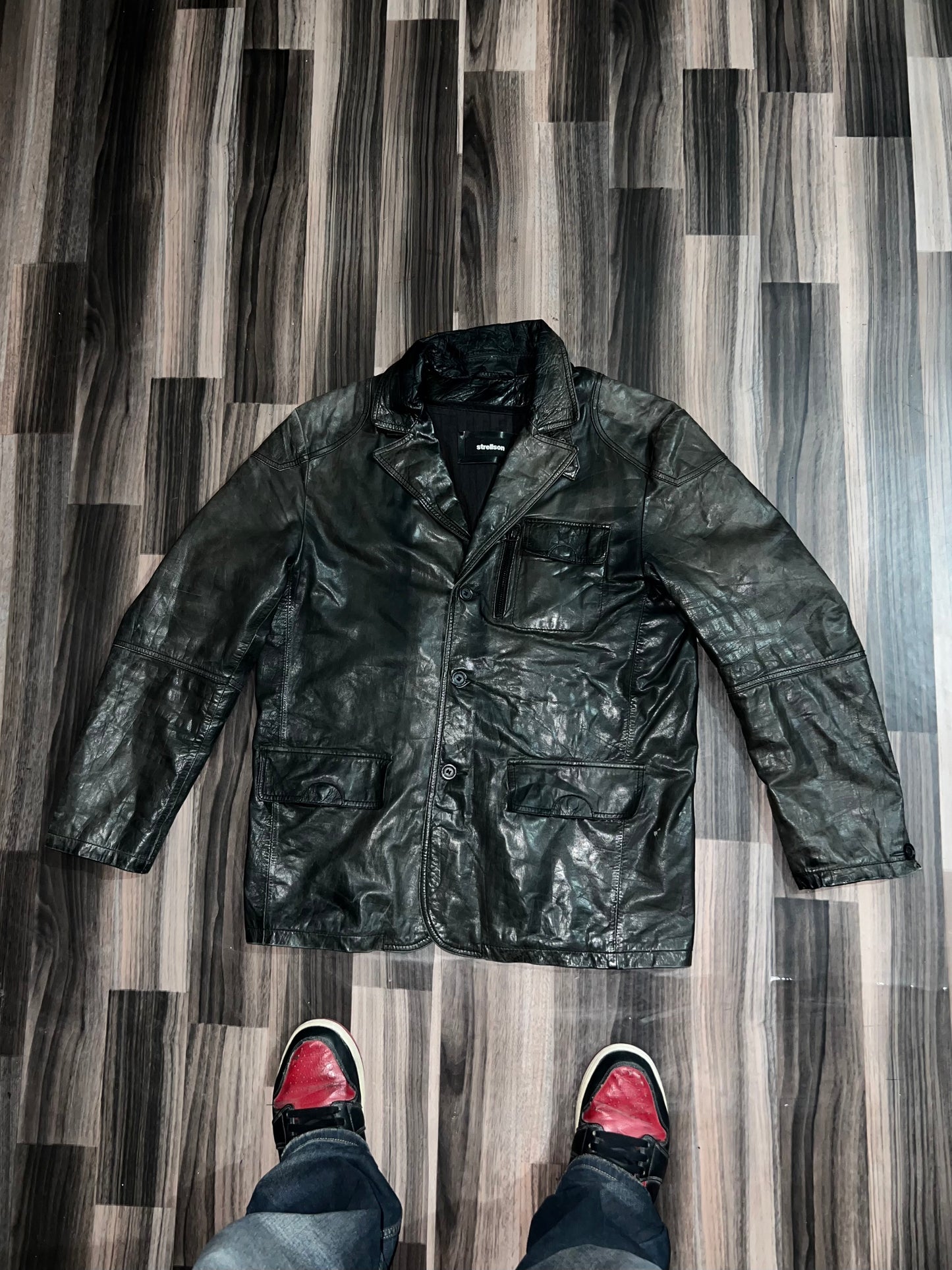 ZUltra Premium Long Leather Jacket (L)
