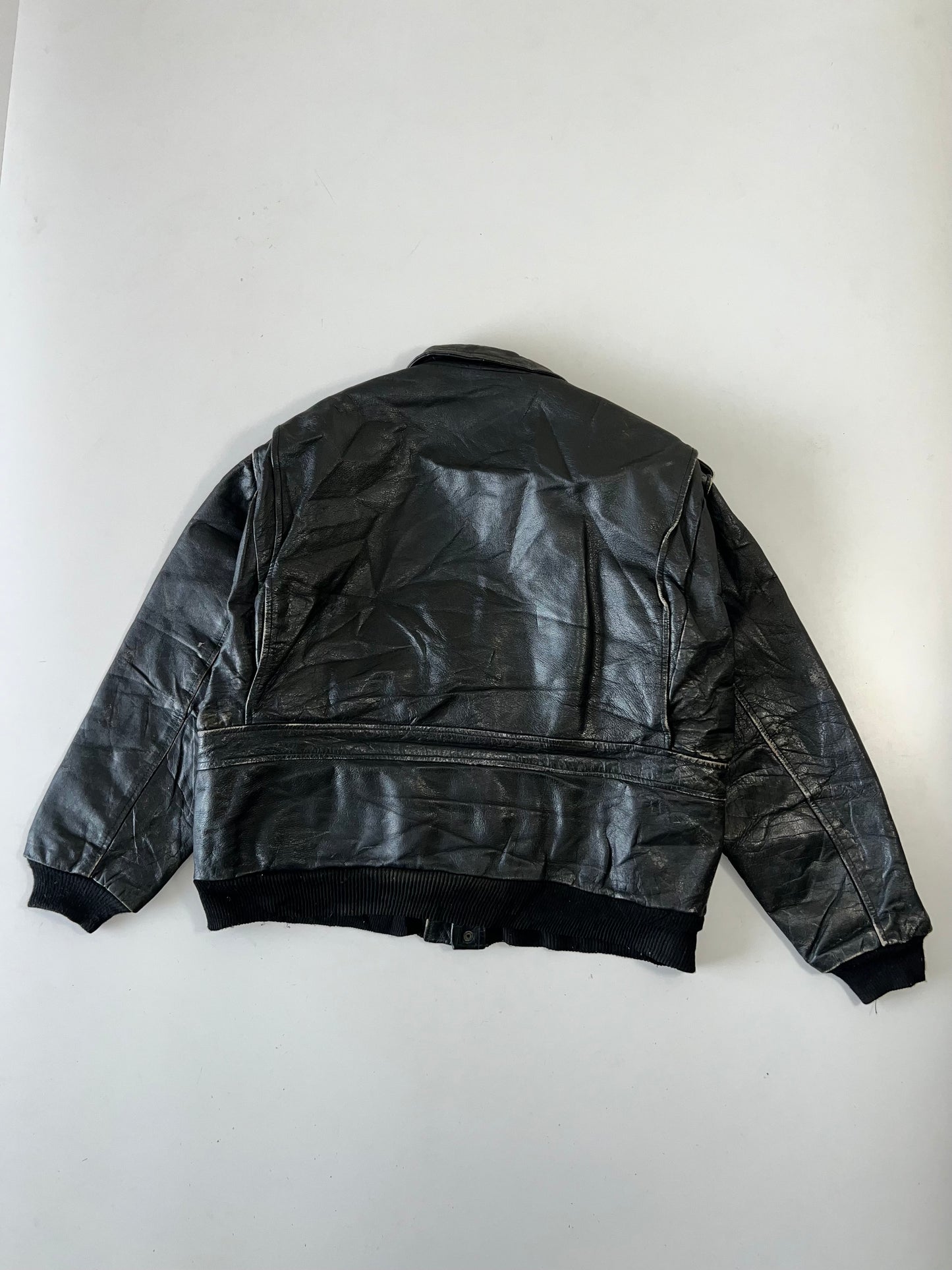 ! Super Premium Original RARE Leather Jacket Heavy (XL/2XL