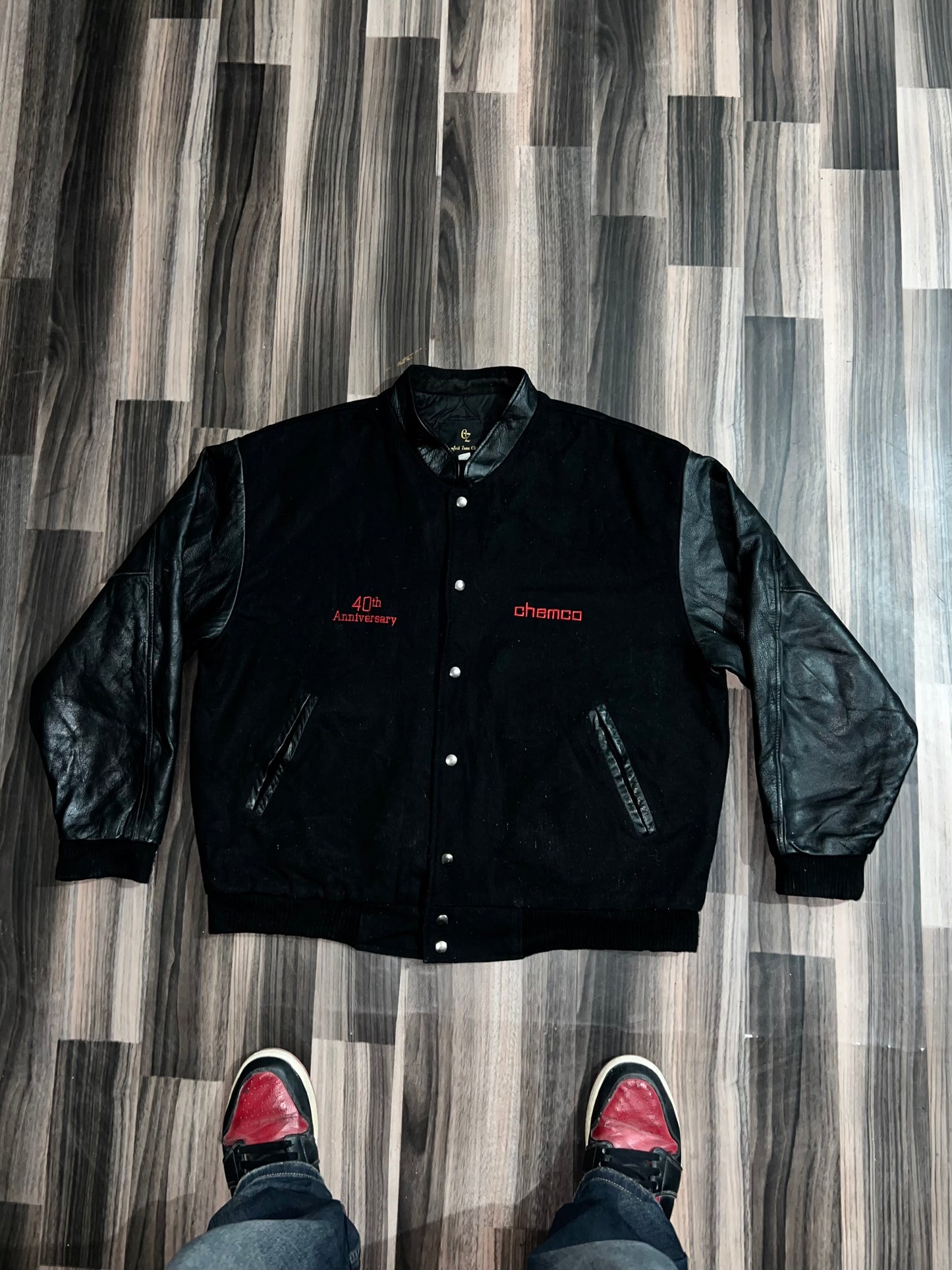 ZUltra Premium Leather Varsity Jacket (L/XL)