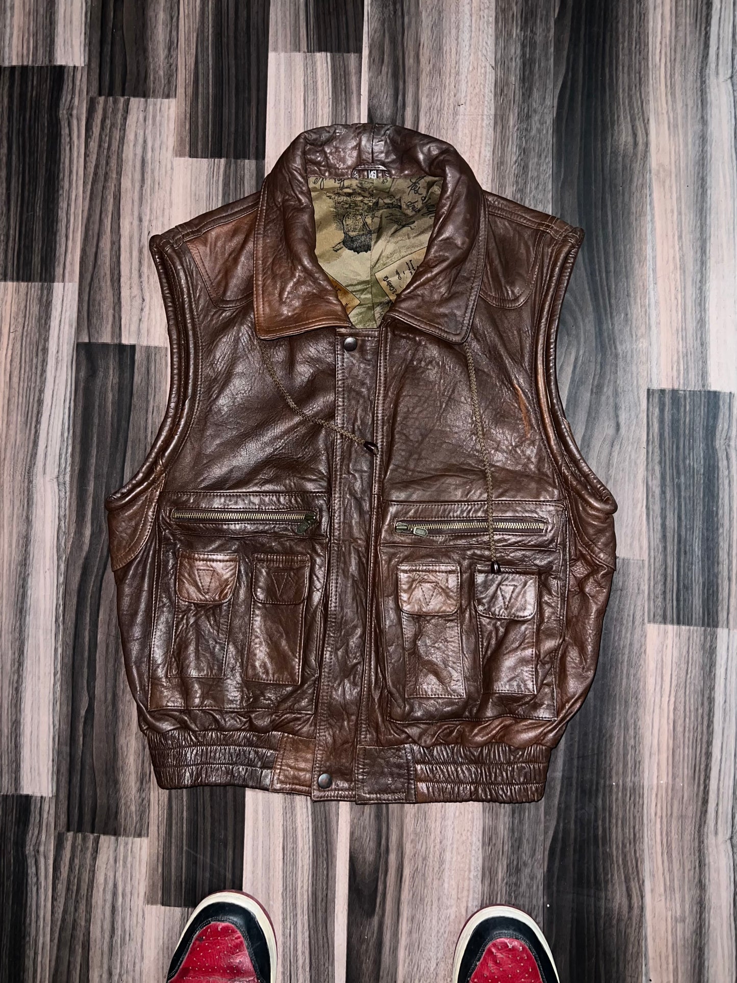 Z Super Premium Original Leather HALF JACKET (L)