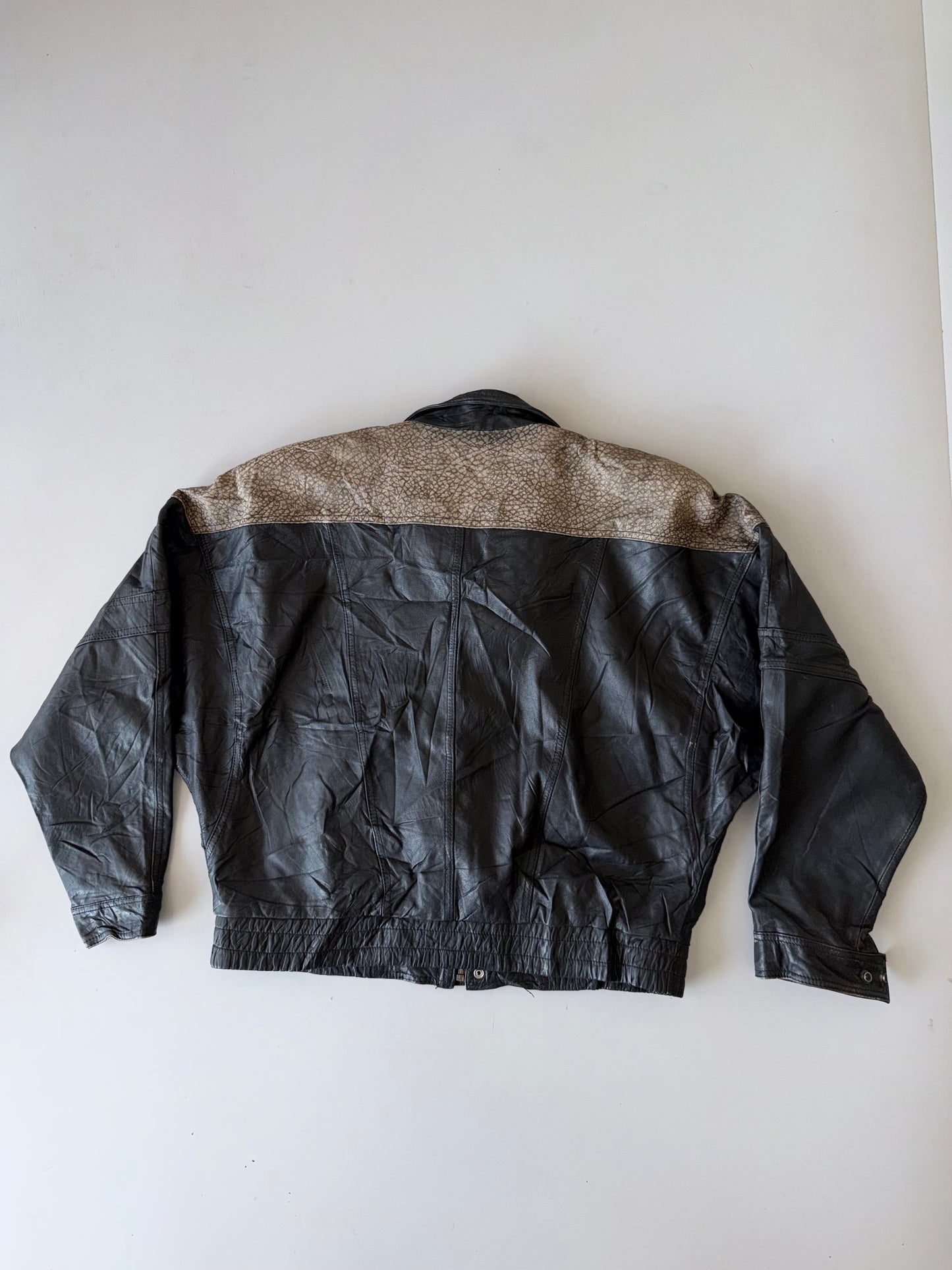 ! RD Motercycle Rider Original Leather Jacket (XL)