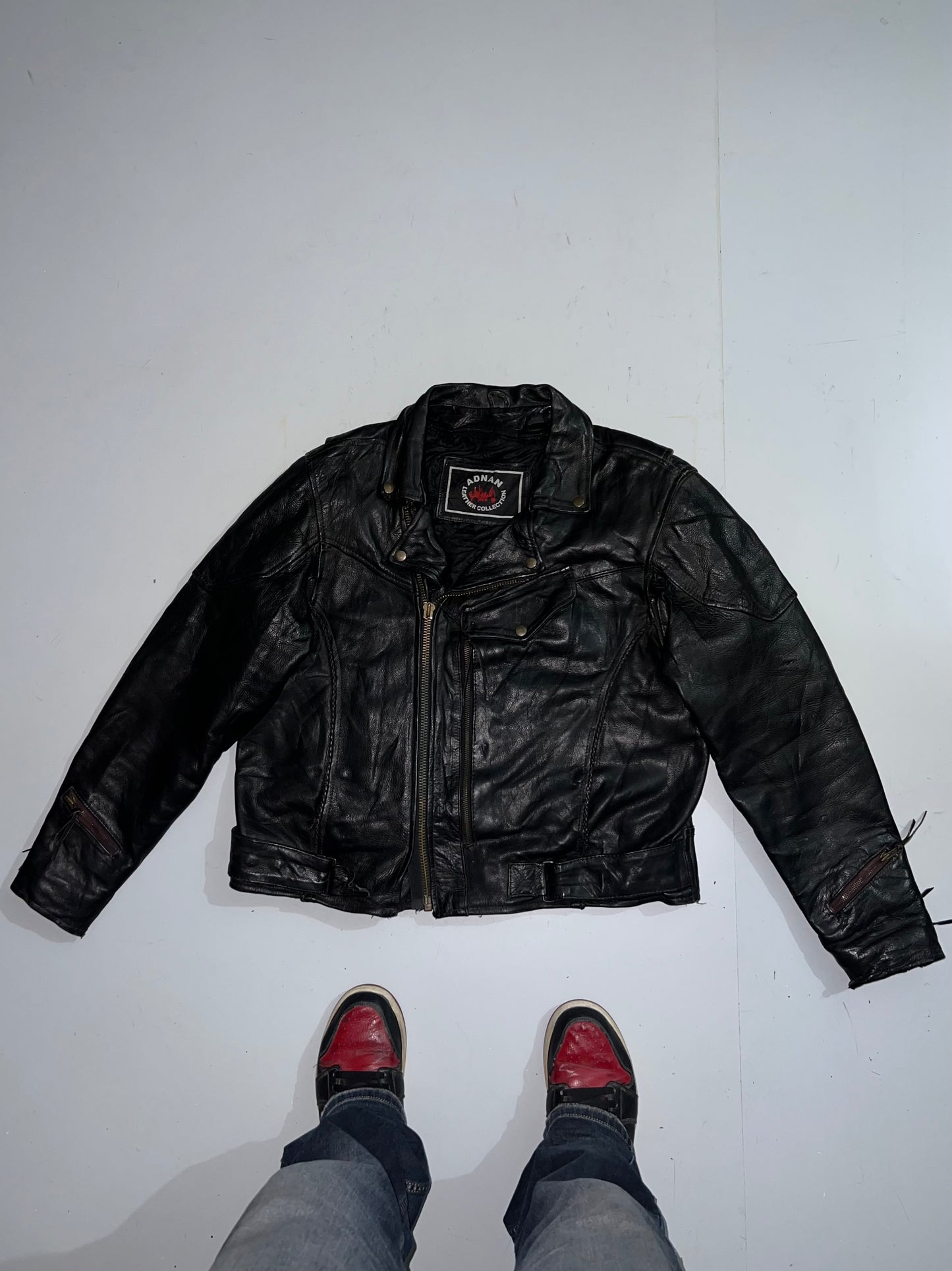 ZDesigner Super Rare Original Leather Jacket (Unique Pockets) (XL)