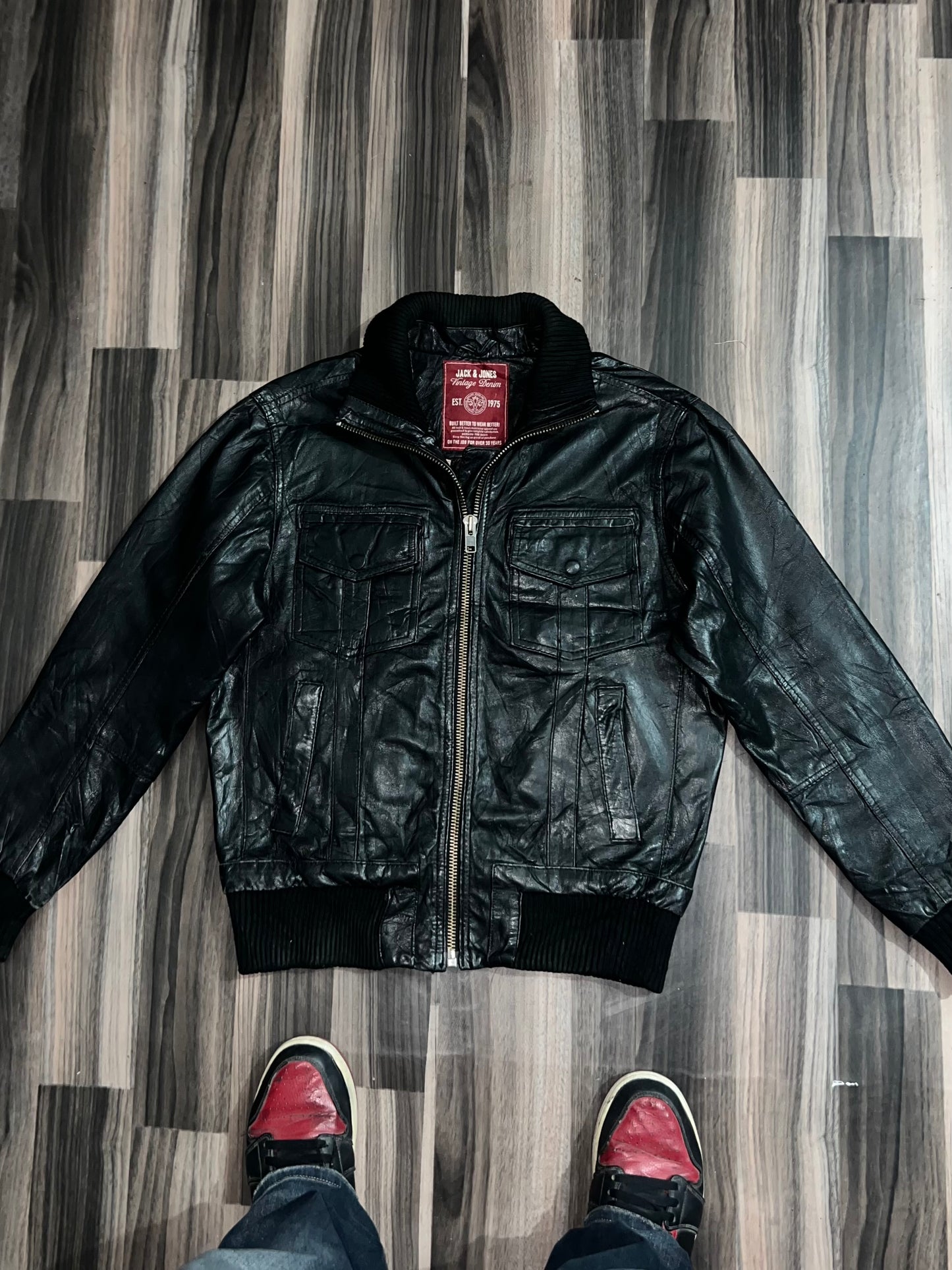 Z*JACK&JONES ORIGINAL Leather (M/L)