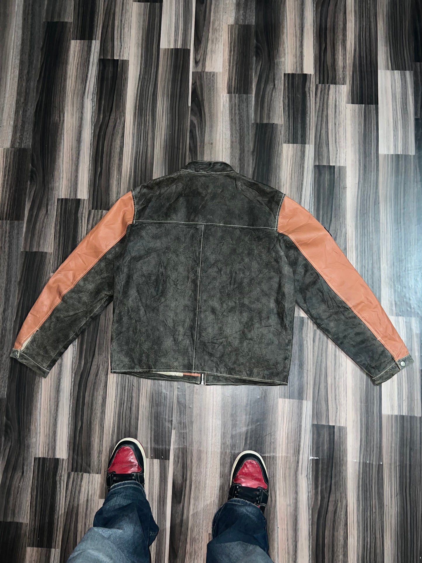 Z*TOM TAILOR Original Sued Leather Jacket (RARE) (M/L)