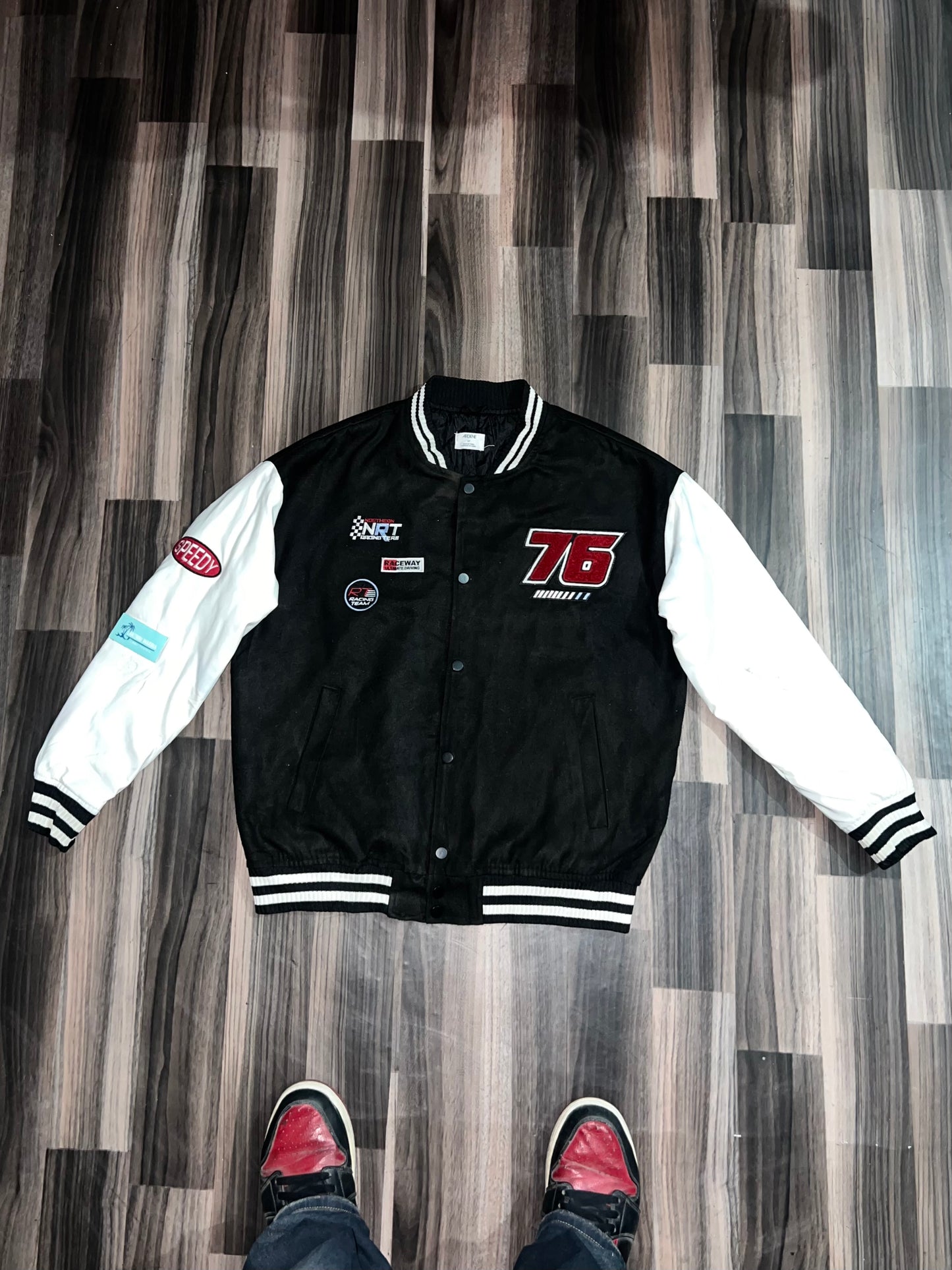 ZPremium Leather Sleeves Jacket S/M