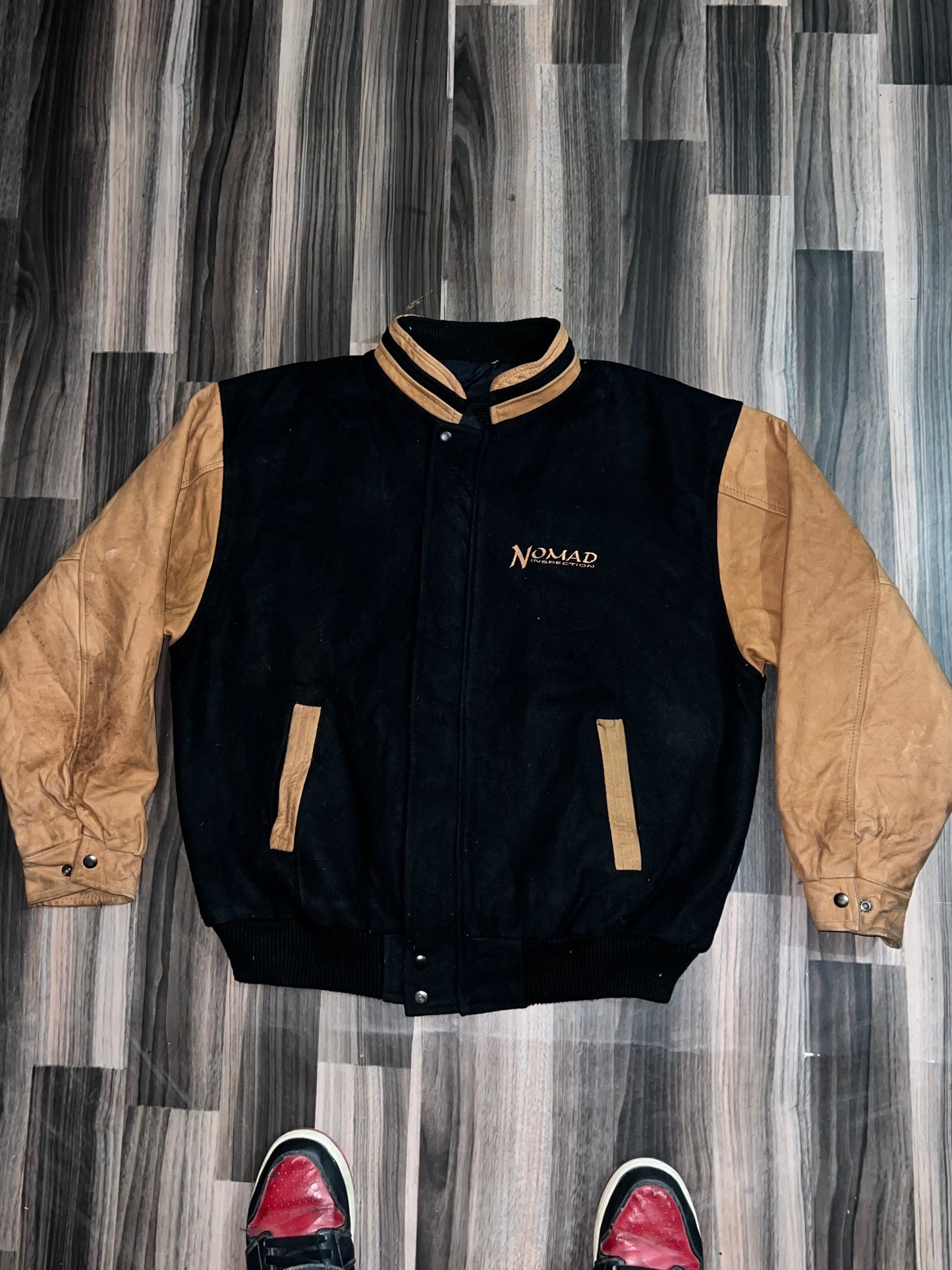 ZUltra Premium Leather Sleeve Varsity Jacket (XL/2XL)