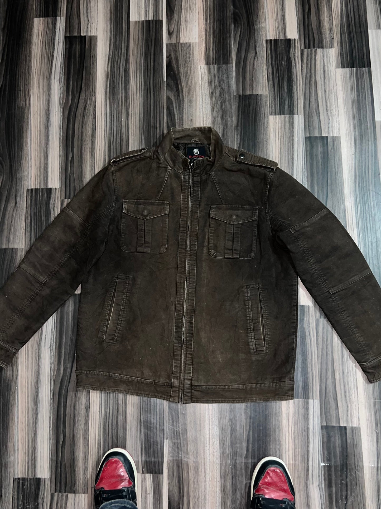 ZPremium Minimal Brown Jacket (L)