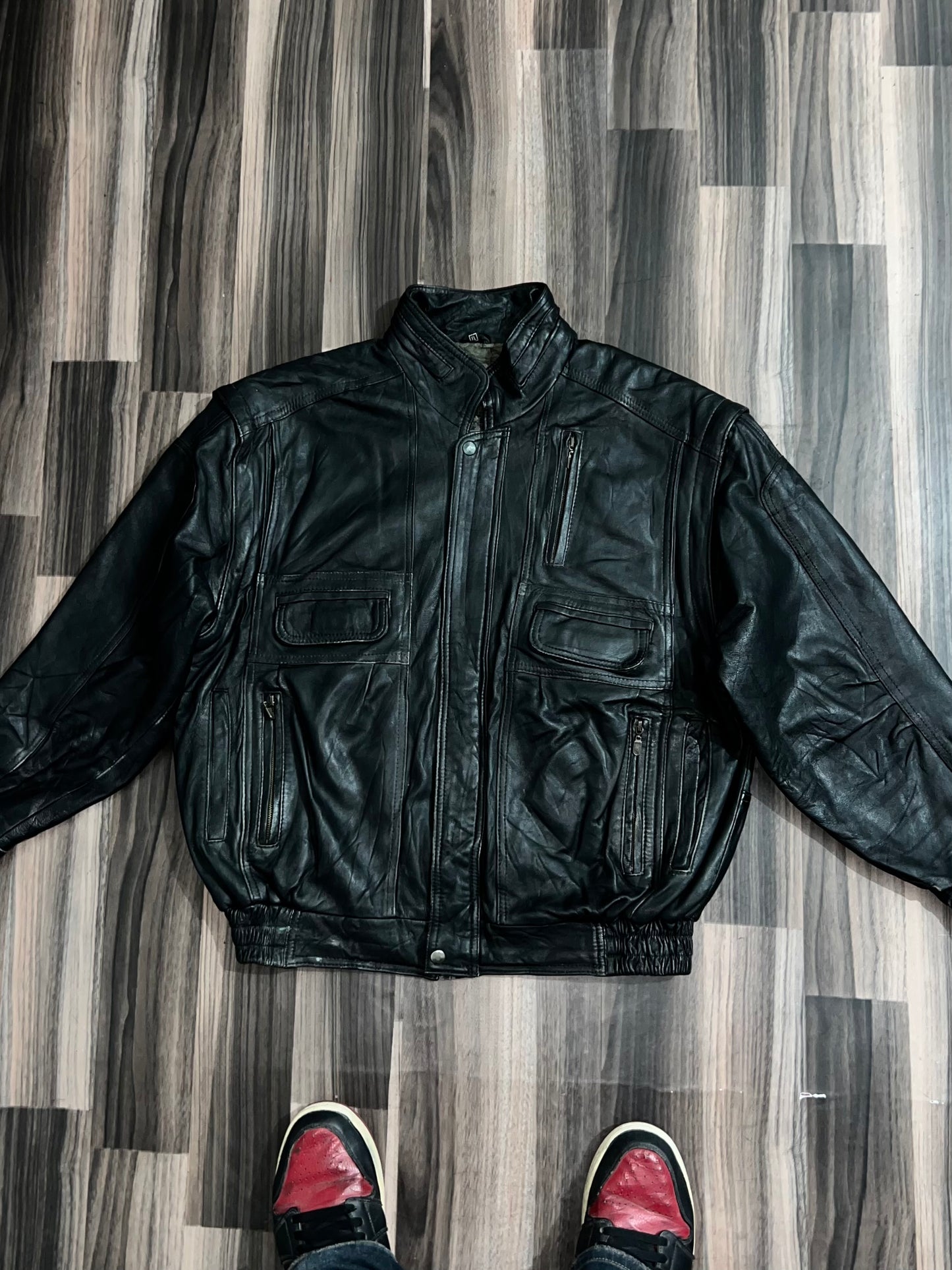Zuper Premium Original Leather Convert in Half Jacket (L/Xl)
