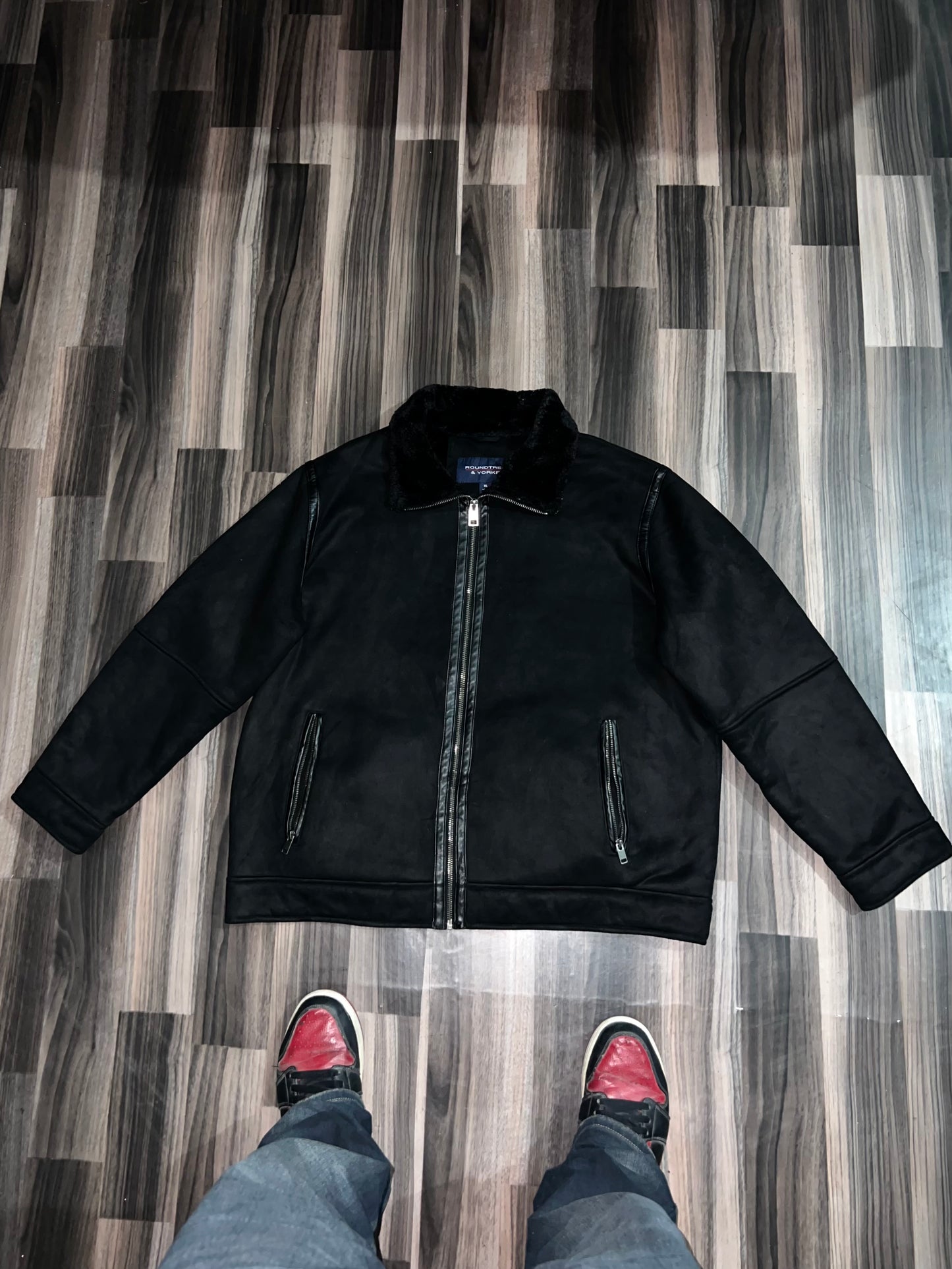 Premium Sued Leather Jacket (XL/2XL)