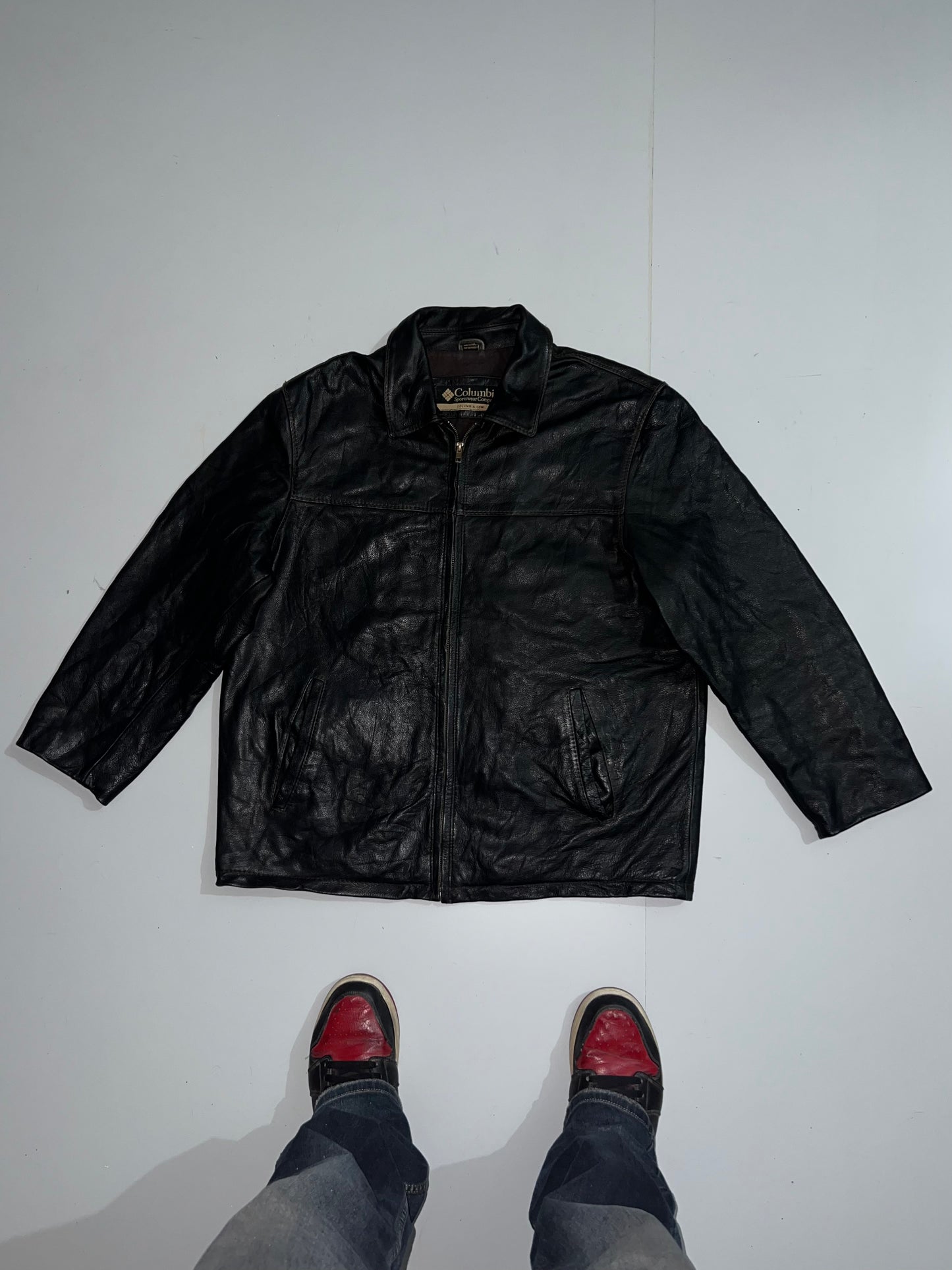 ZColumbia Original Leather Jacket (L/XL)