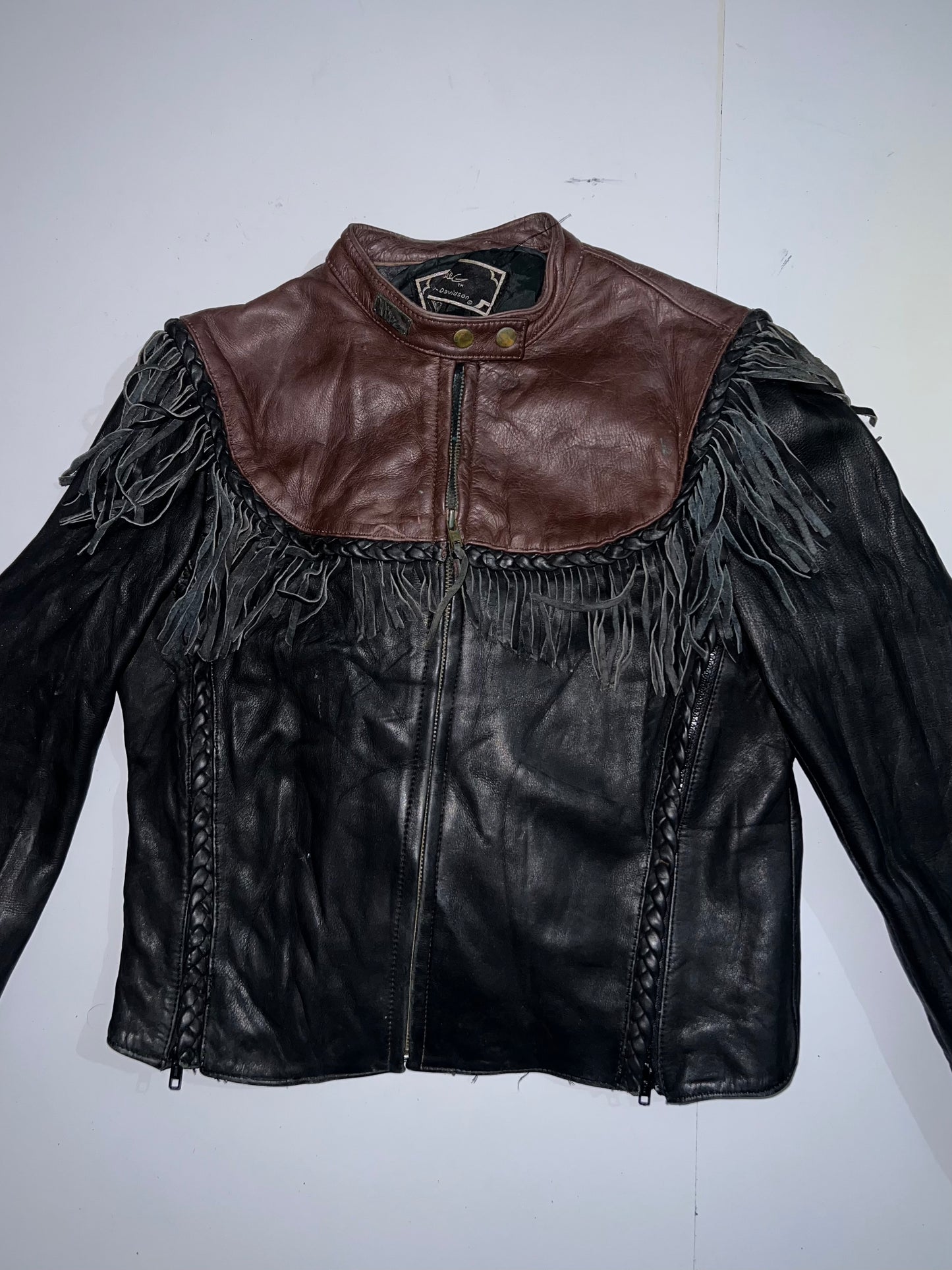 ! By Harley Davidson Original (RARE) Leather jacket (S)