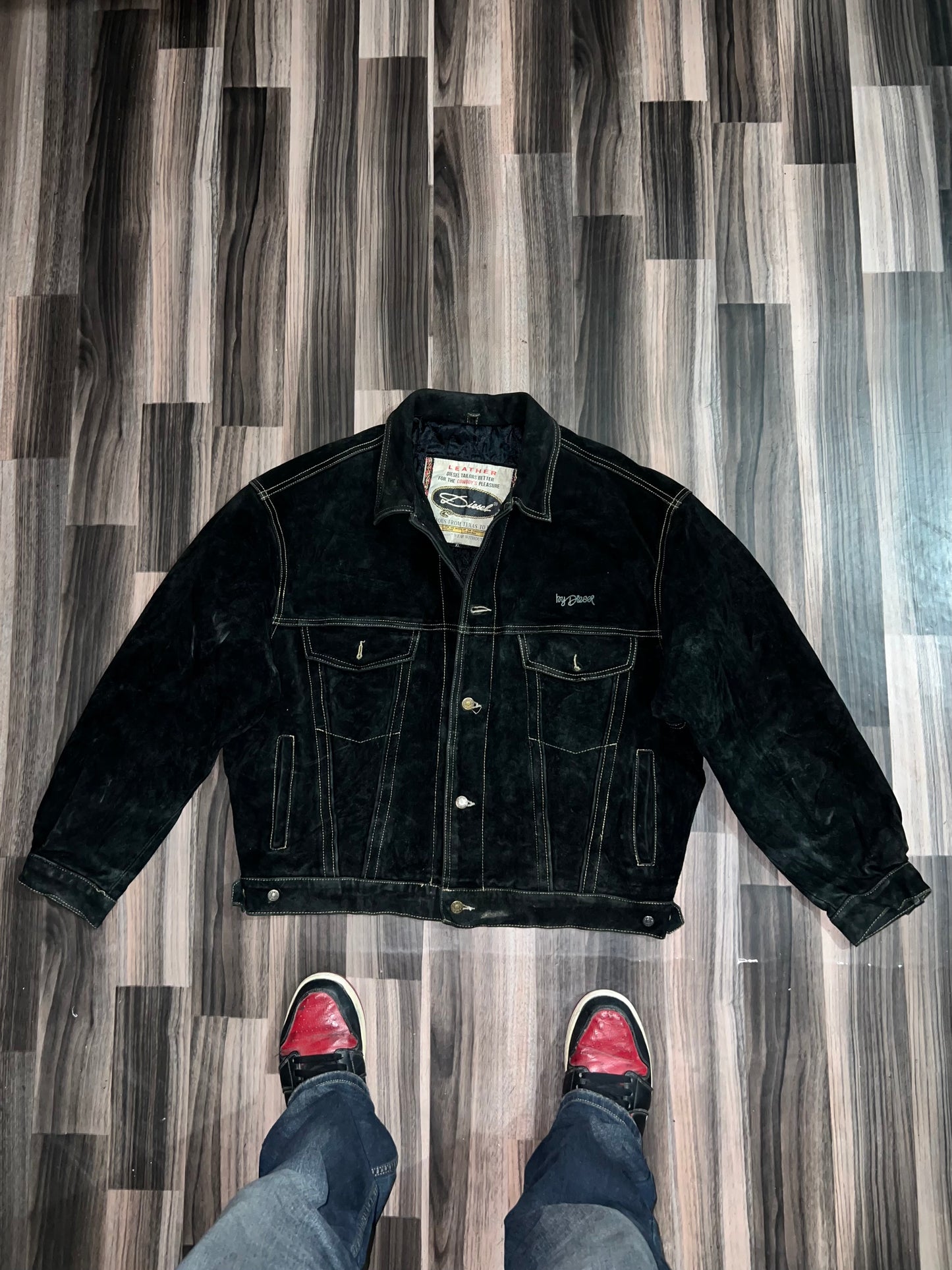 ZDIESEL ORIGINAL Sued Leather Jacket (XL/2XL)