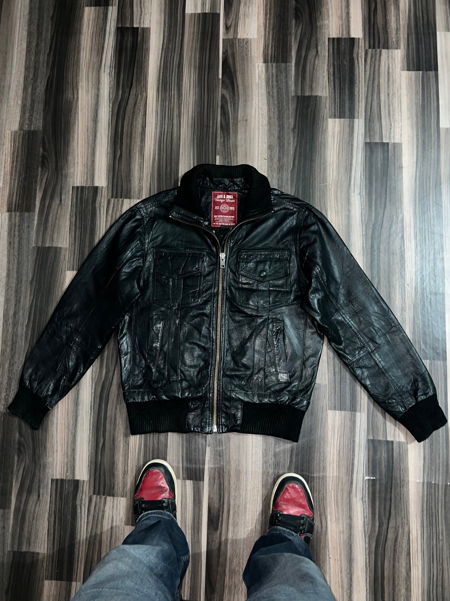 Z*JACK&JONES ORIGINAL Leather (M/L)