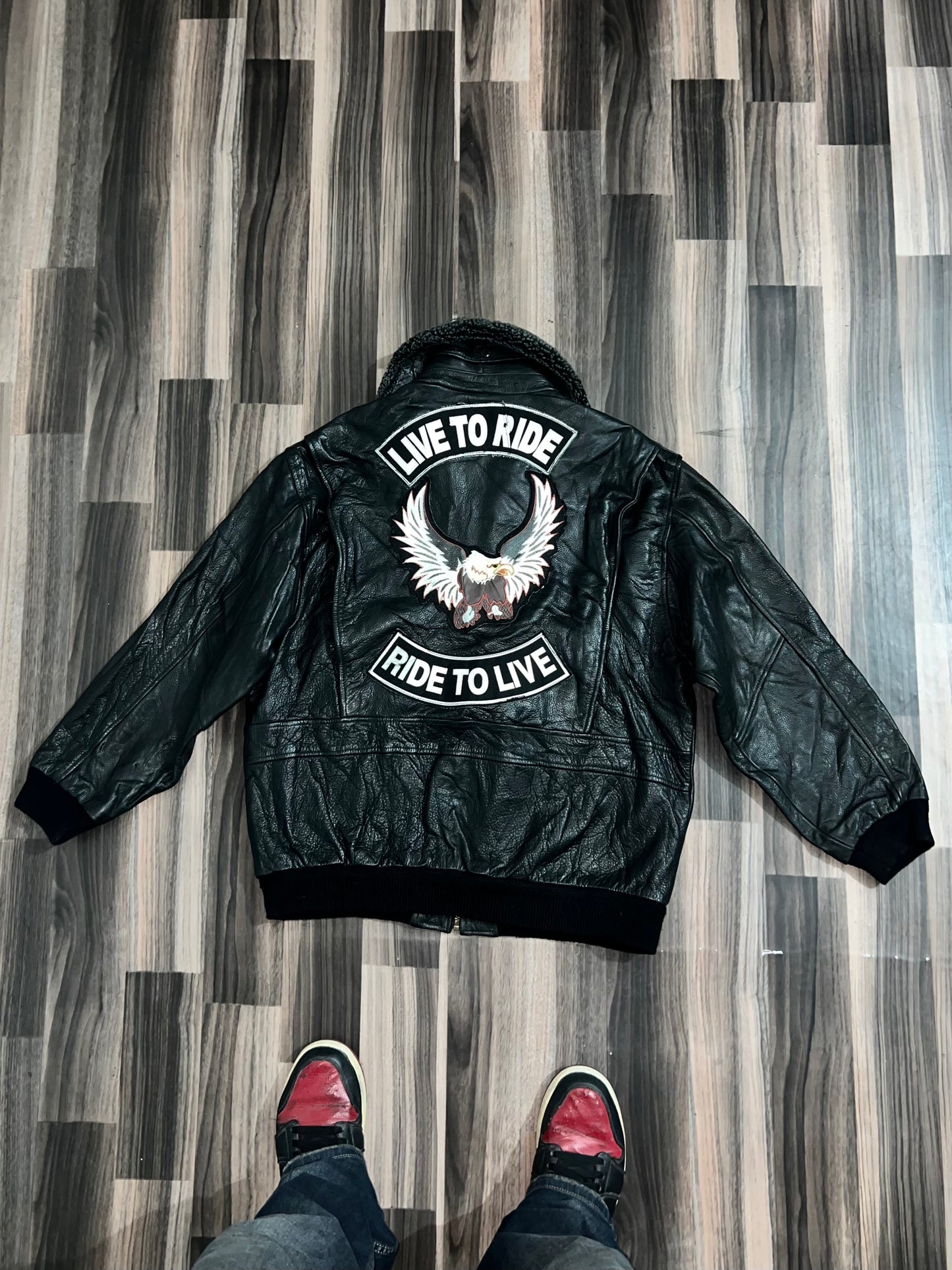 ZRARE Original Leather Jacket (XL/2XL) (ULTRA RARE)