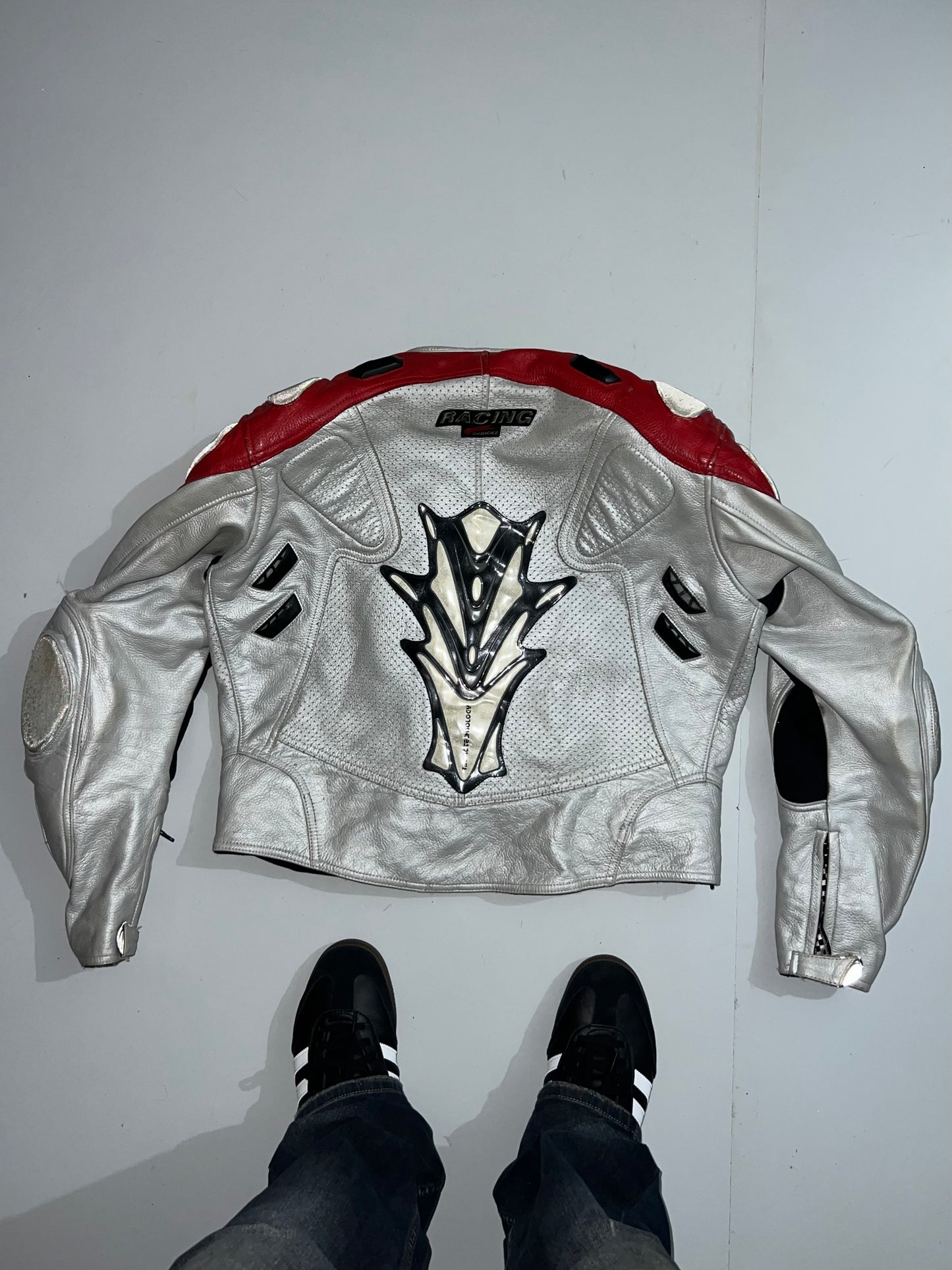 ZSuper Rare Original leather Jacket with Padding (S/M)