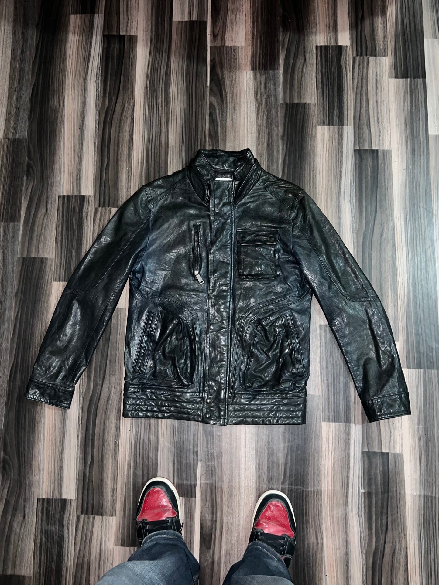 A bPremium Leather Jacket (M)