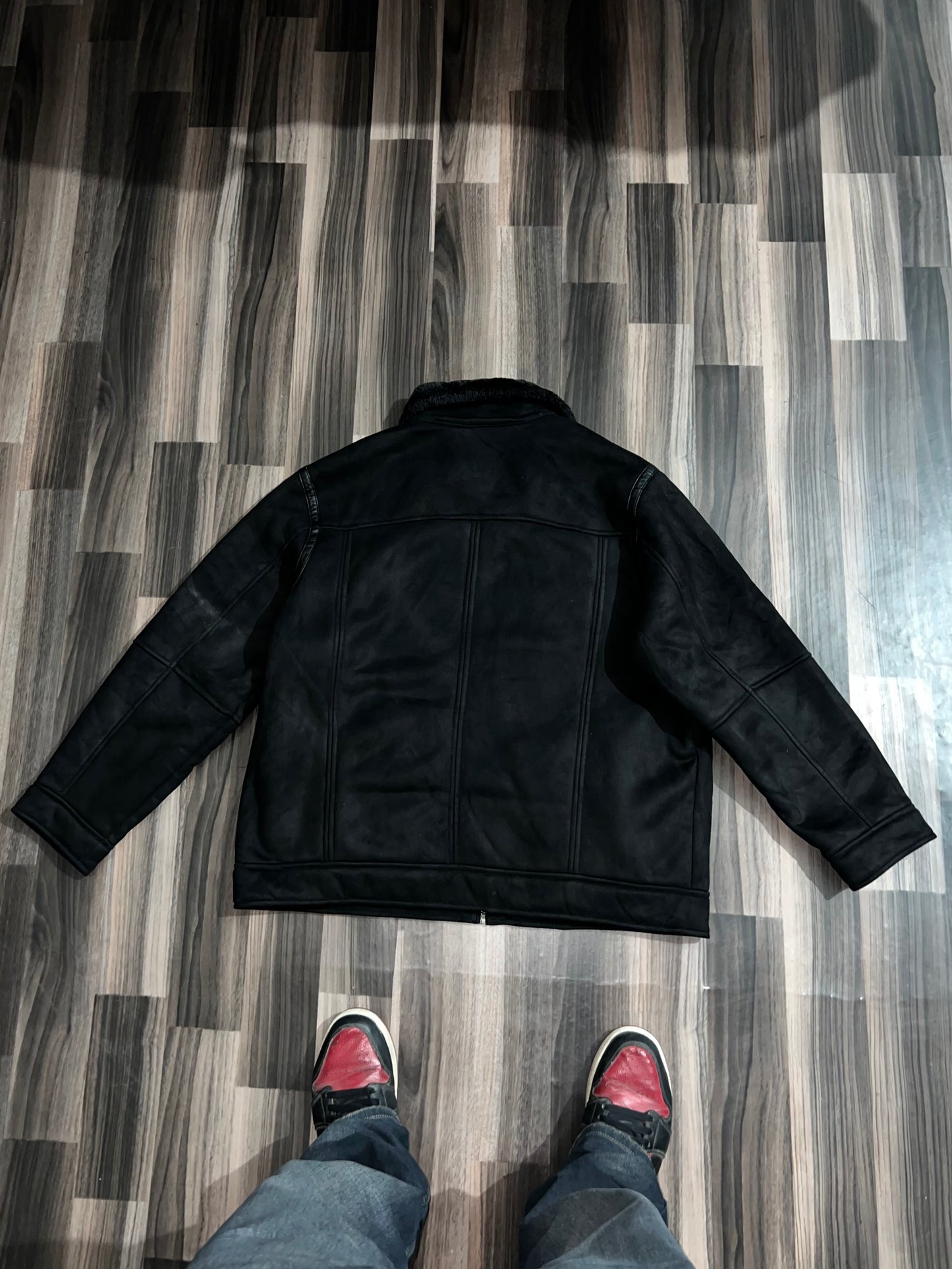 Premium Sued Leather Jacket (XL/2XL)