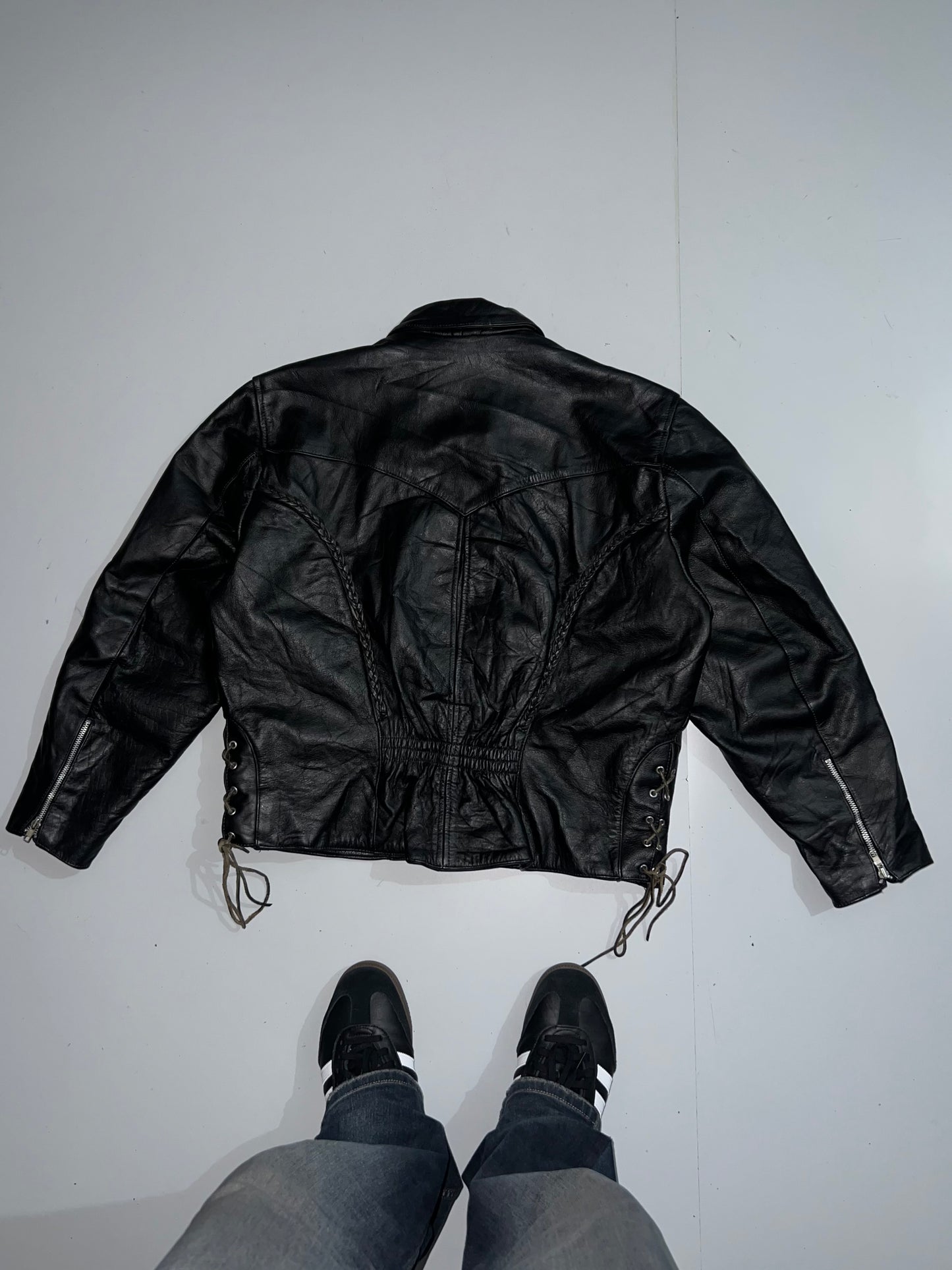 ZSuper Premium Designer Original Leather Jacket (RARE) (M/L)