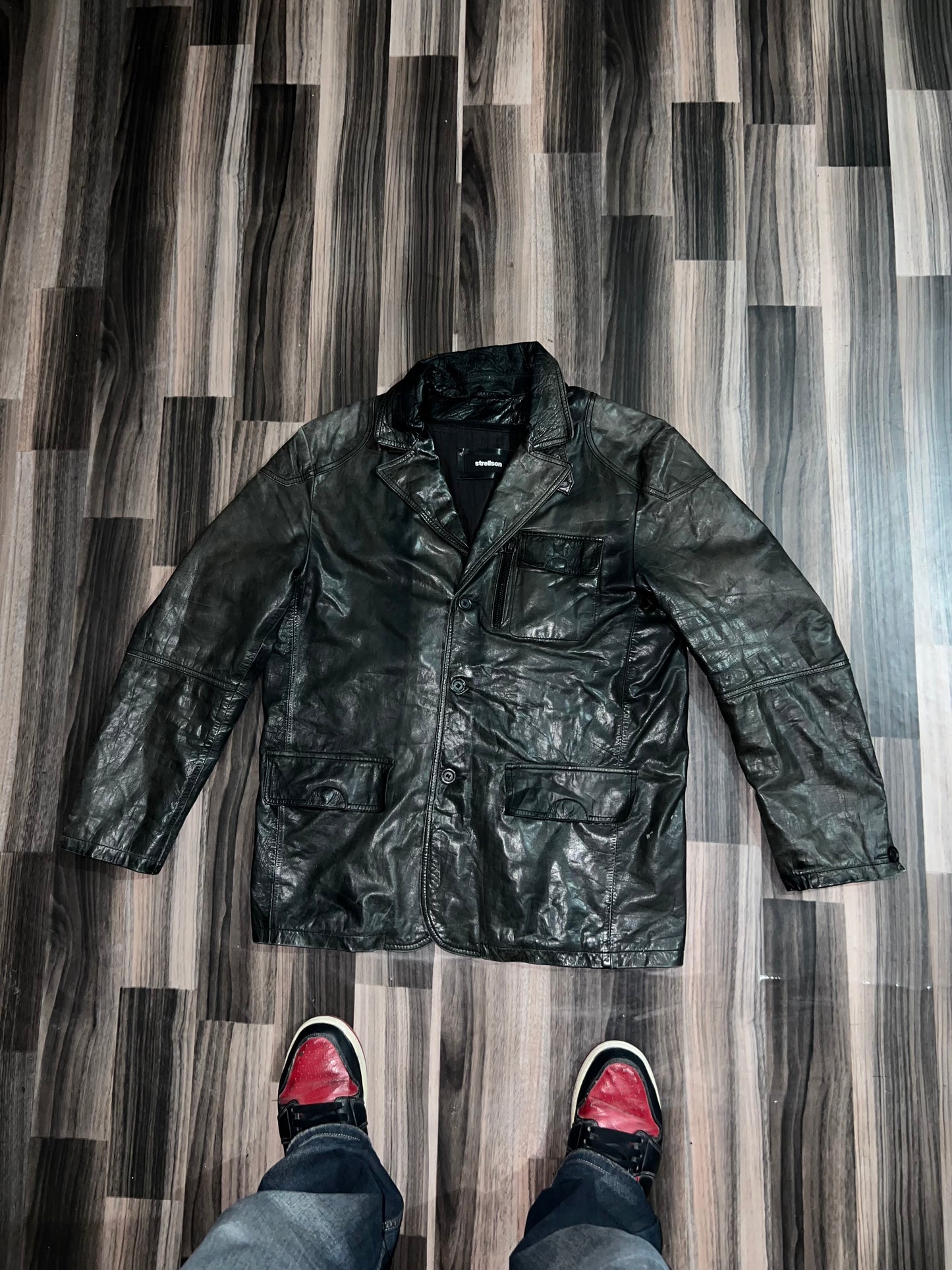ZUltra Premium Long Leather Jacket (L)