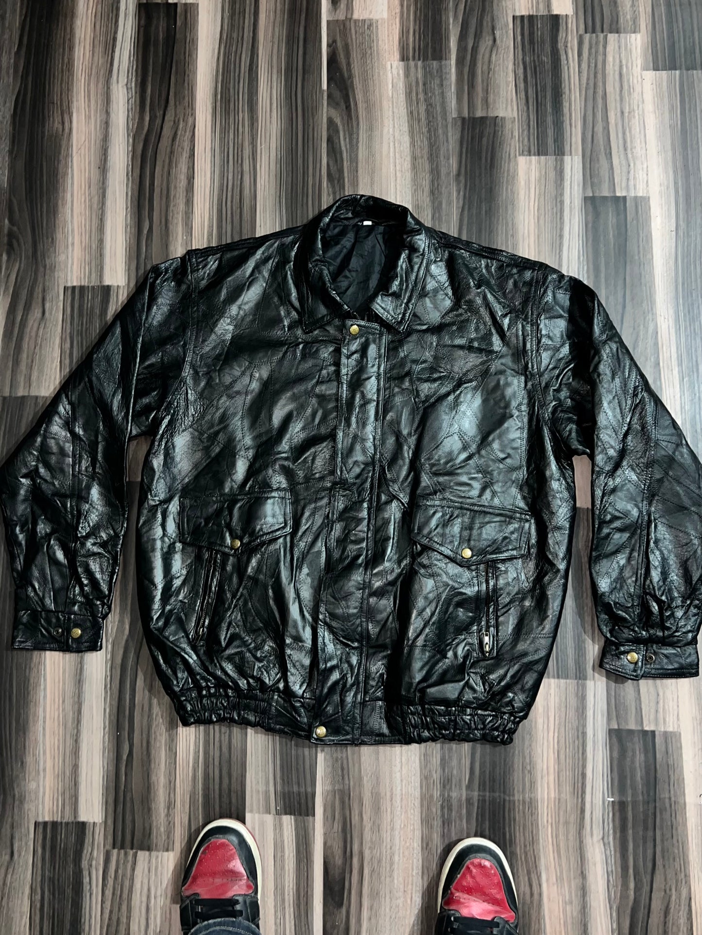 Premium Leather Jacket (not not ironed) 2XL