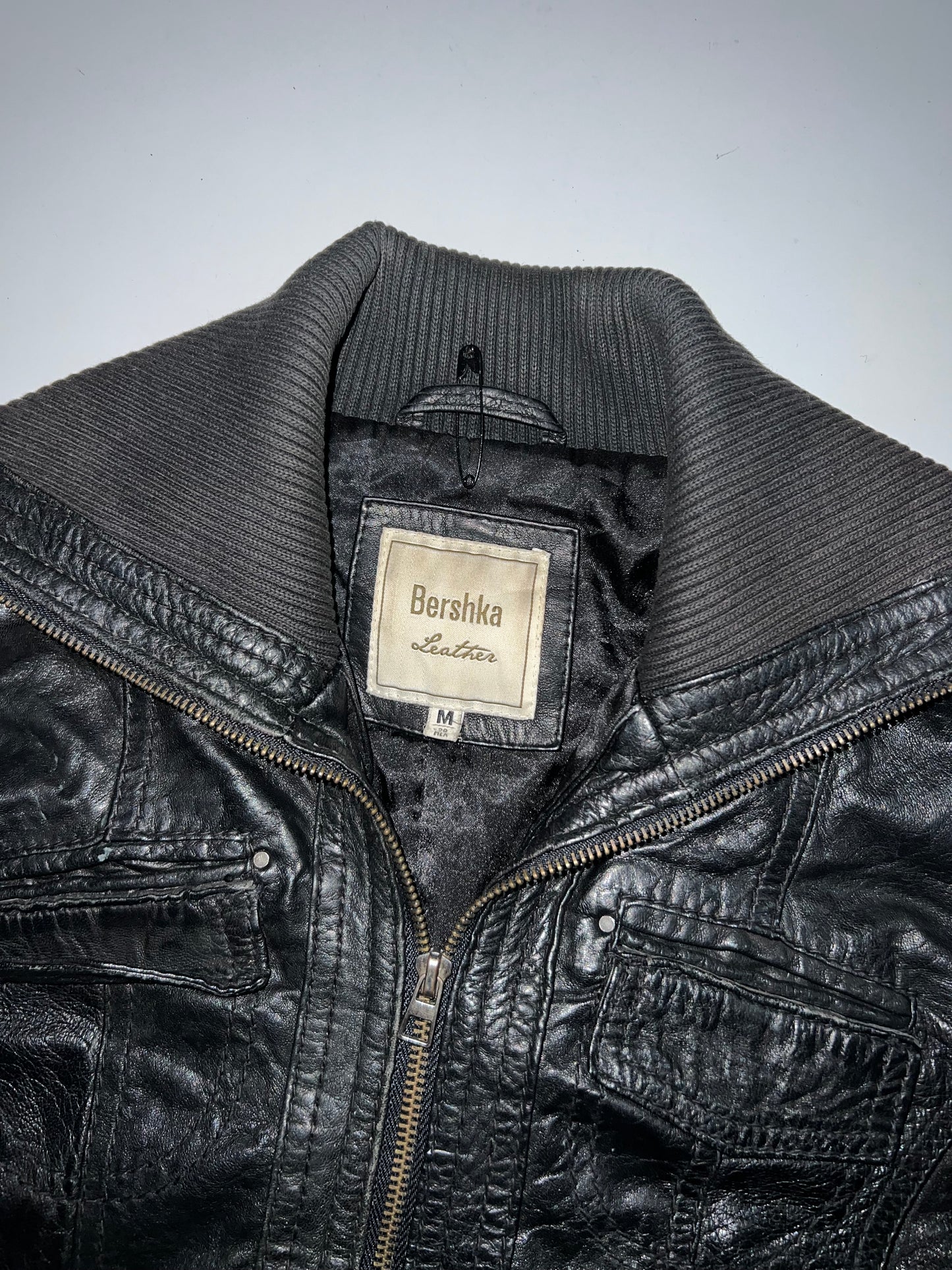 ! Bershka Original Leather Jacket (XS)