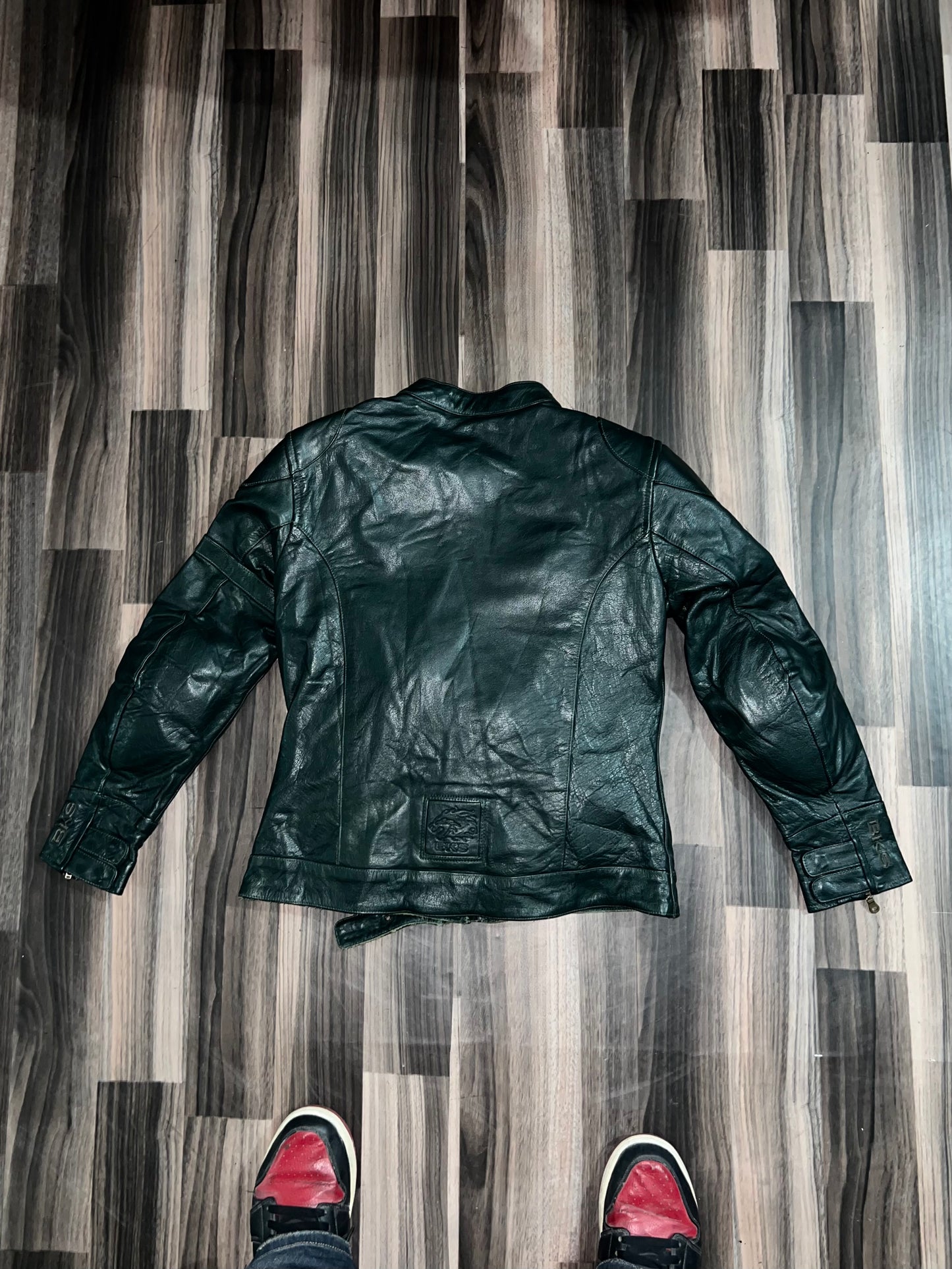 ZUltra Premium Biker with Padding Leather Rare jacket SMALL
