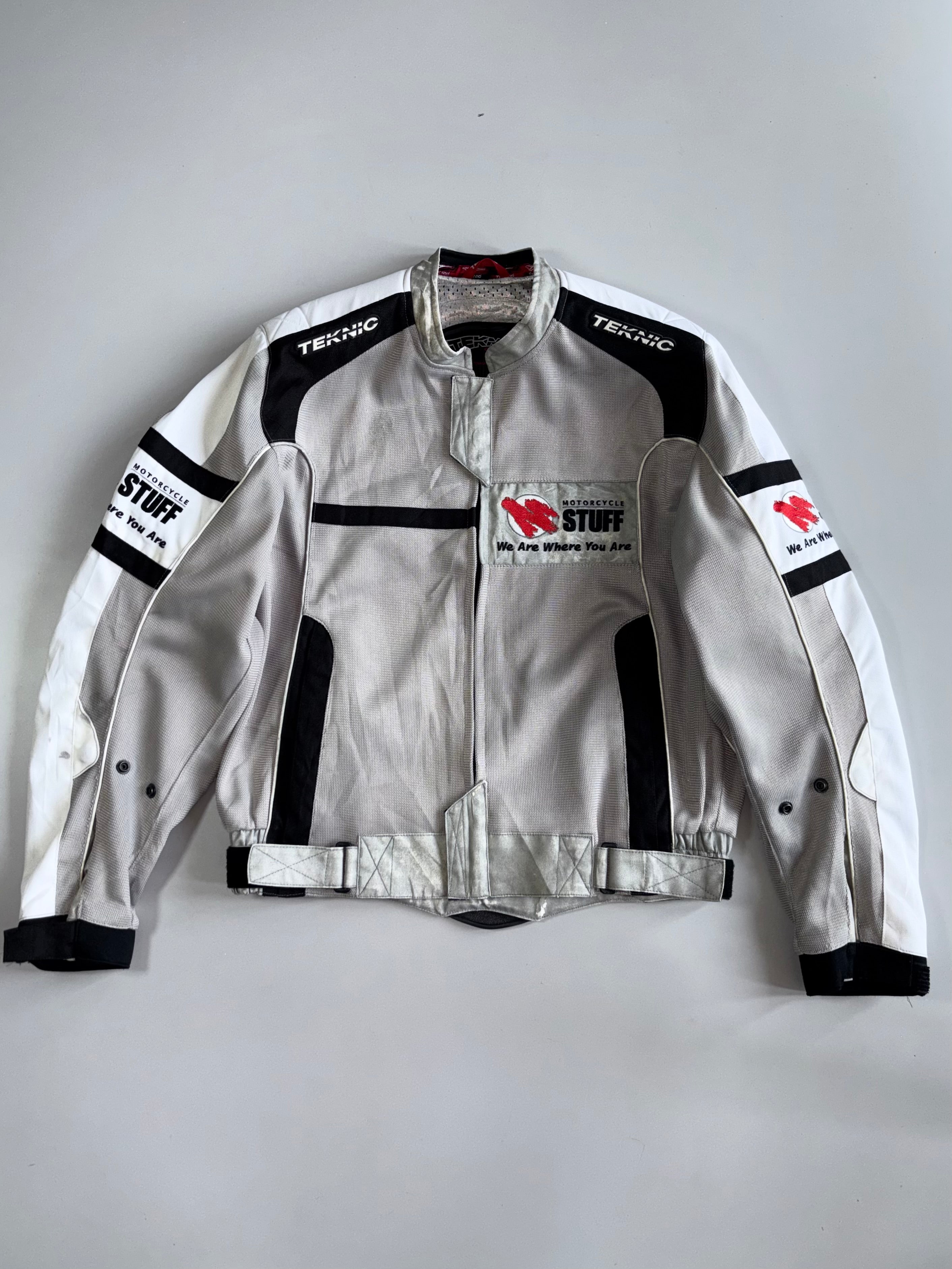 バイクウェア・装備 archive teknic motor cycle racing jacket Teknic Original Mesh Motorcycle Racing Jacket (M) – Drip Drop Attire