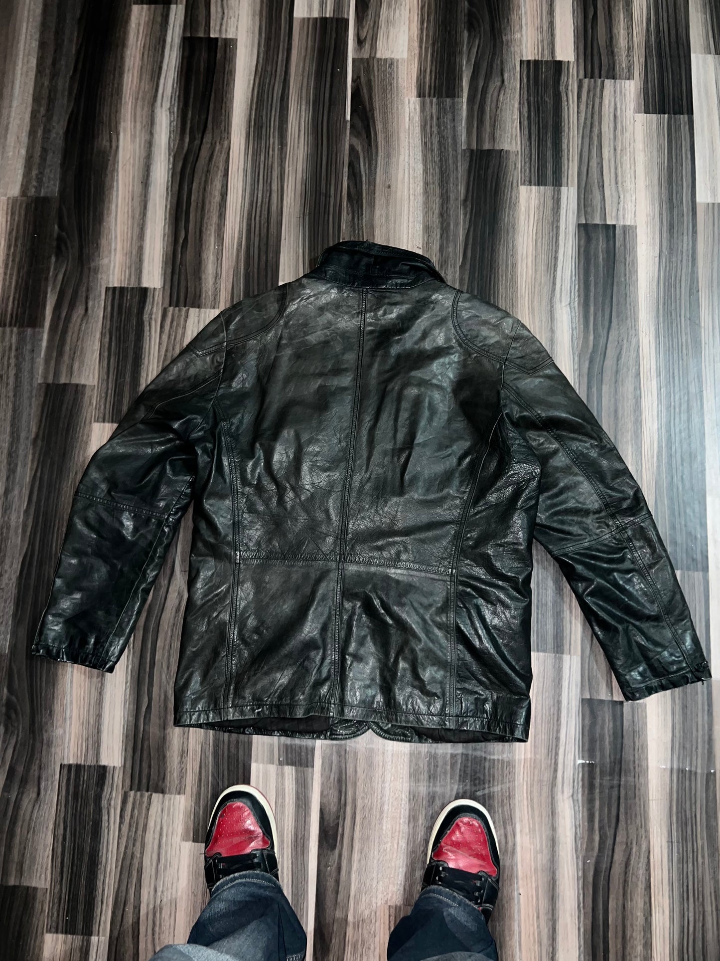 ZUltra Premium Long Leather Jacket (L)