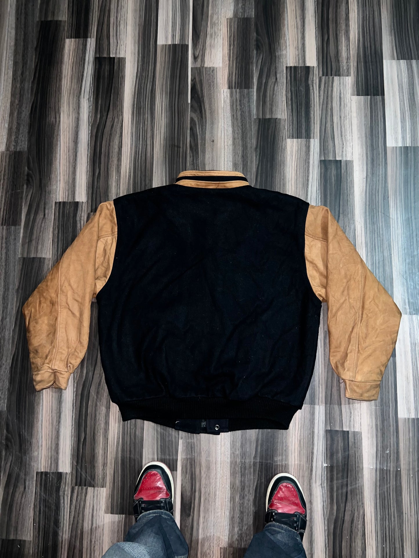 ZUltra Premium Leather Sleeve Varsity Jacket (XL/2XL)