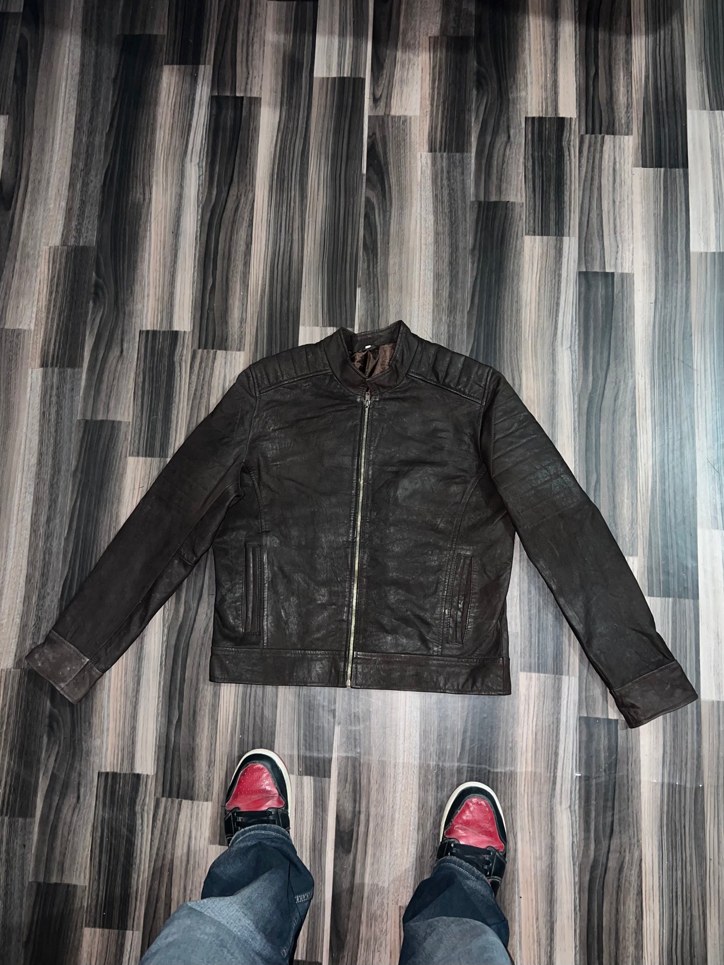 ZPremium Sued Leather Jacket (S/M)