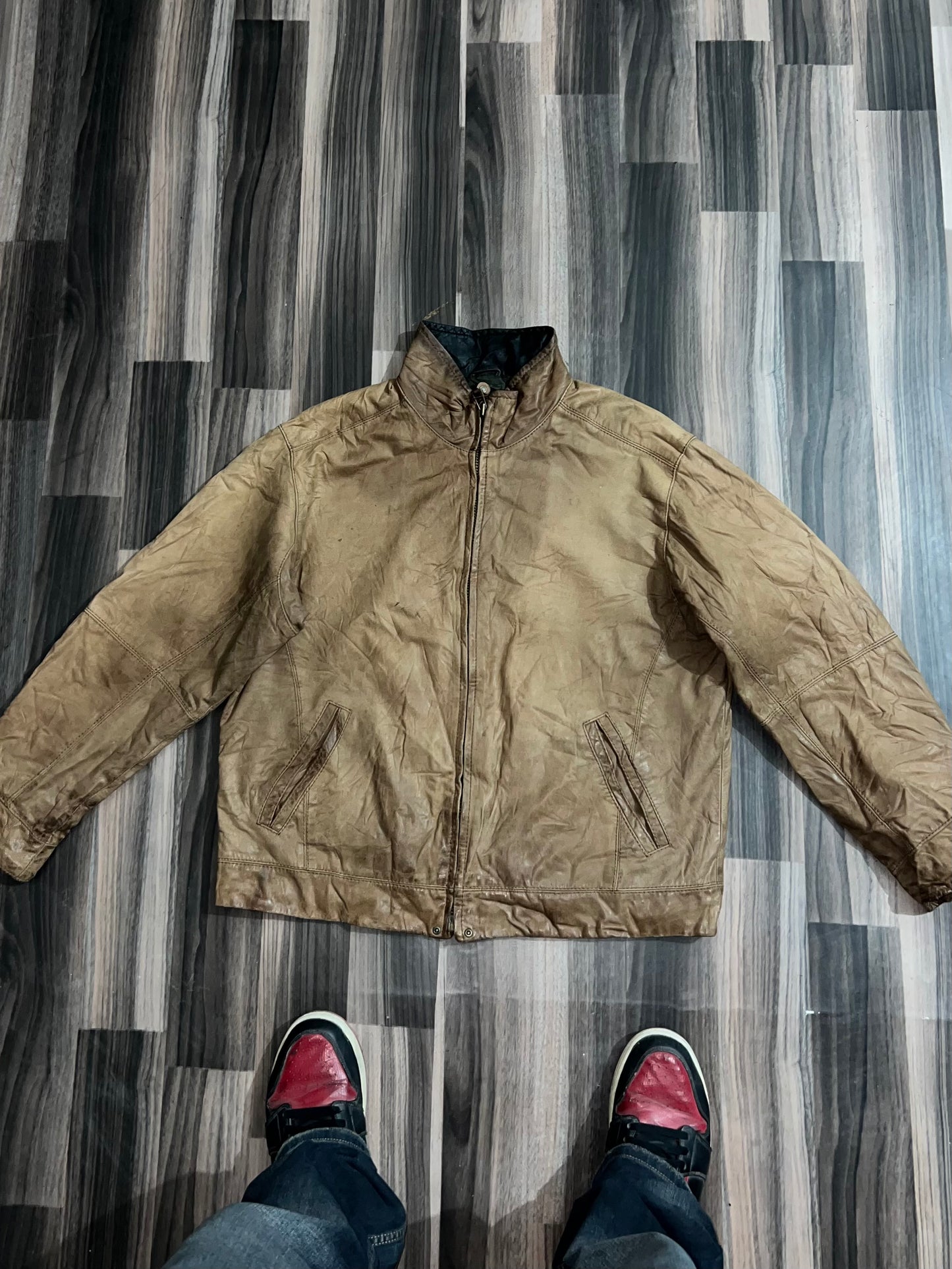 Premium Original Leather Jacket (L/XL)