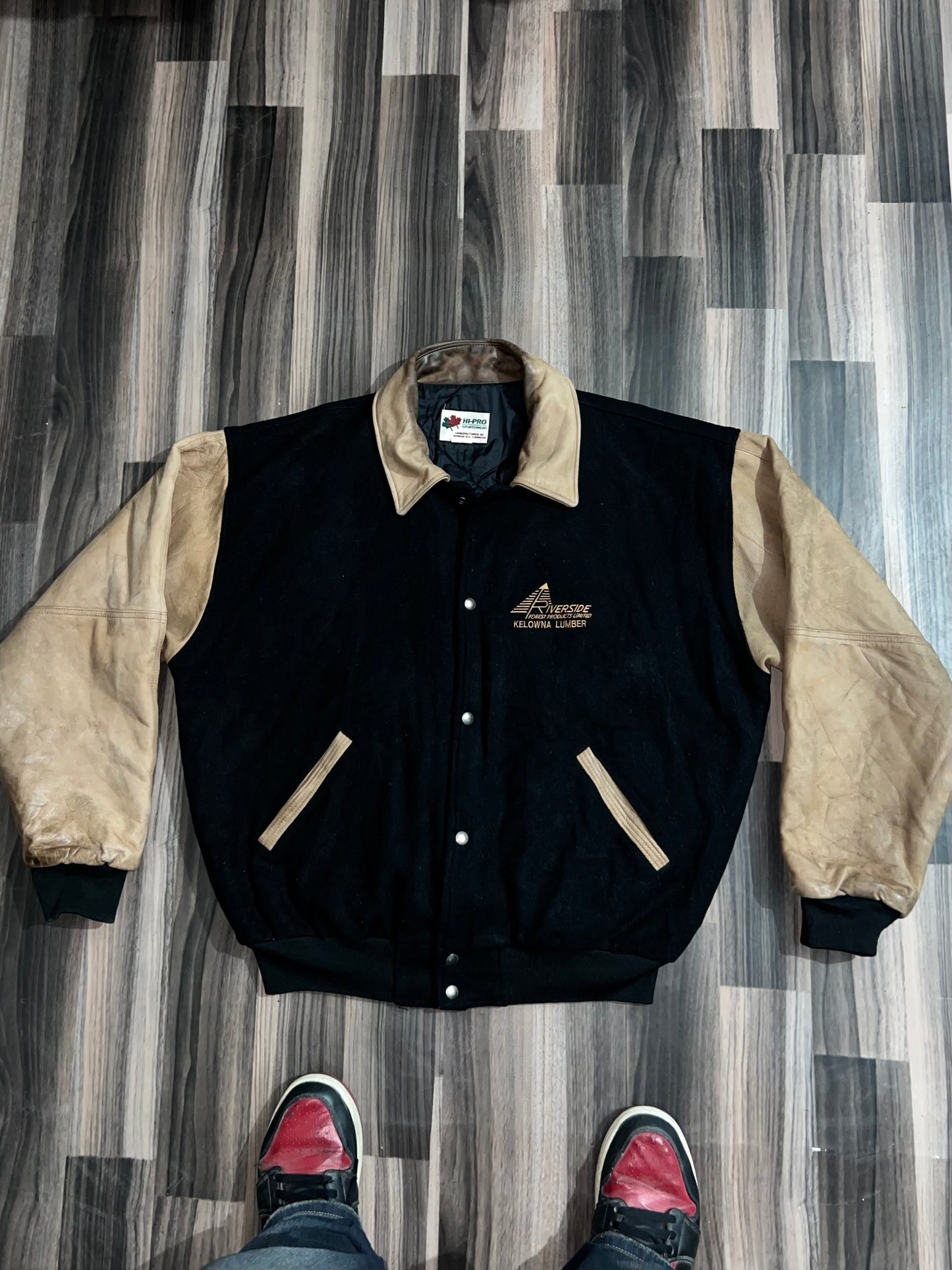 ZUltra Premium Leather Sleeve Varsity Jacket (XL/2Xl)