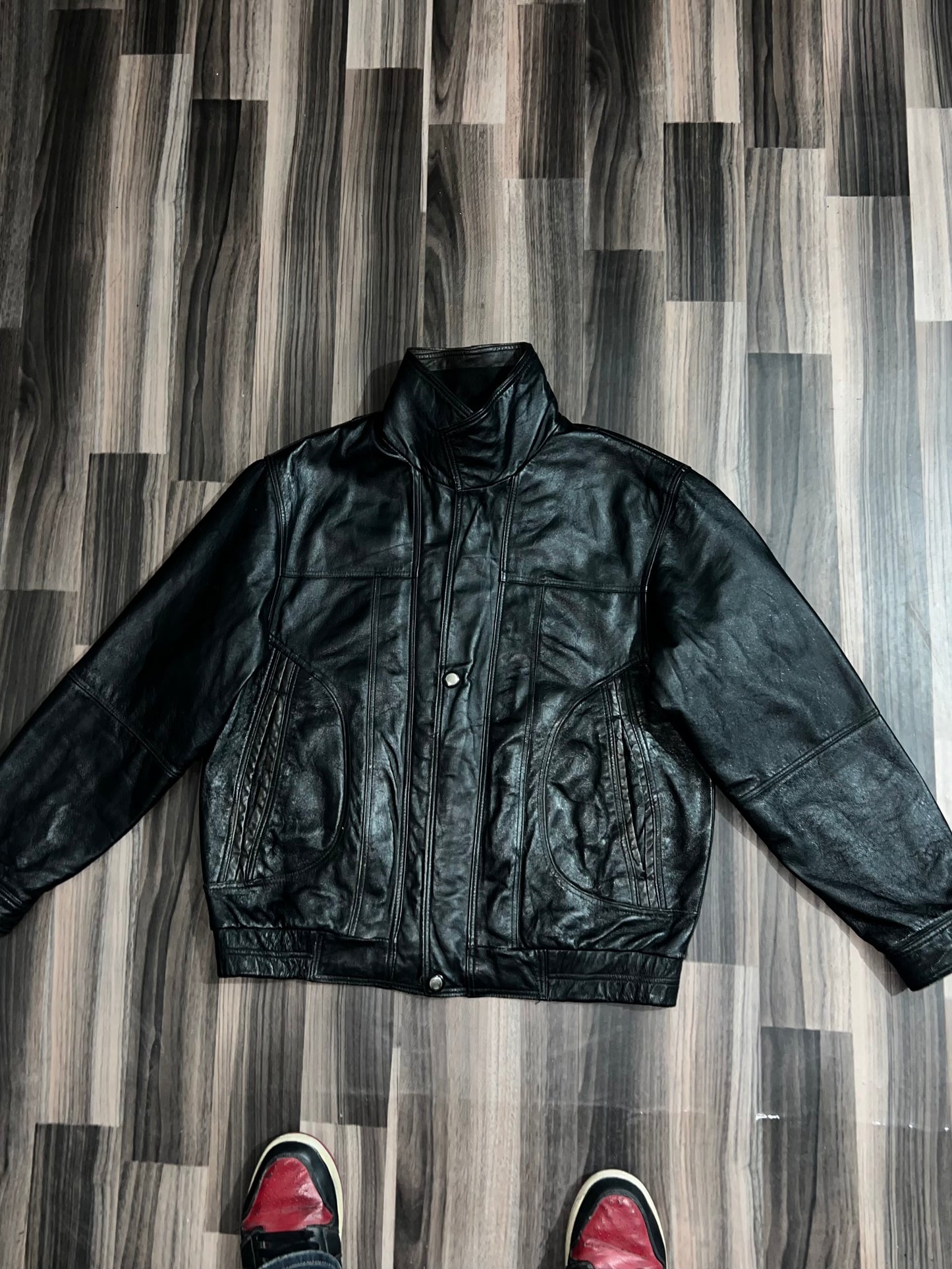 ZHAREL DAVIDSON LEATHER JACKET (RARE) (L/XL)