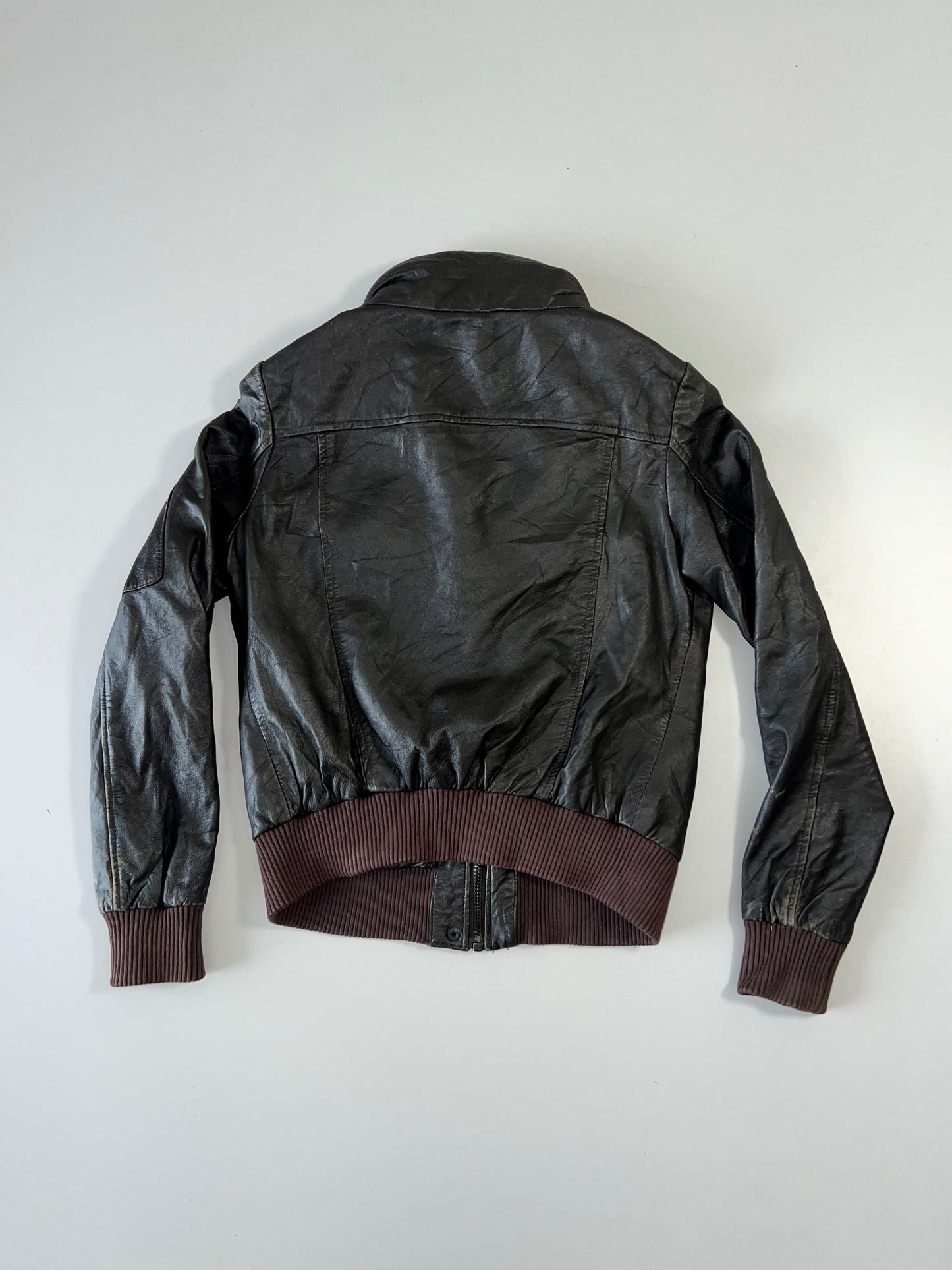 ZZara Minimal Original Leather Jacket (XS)