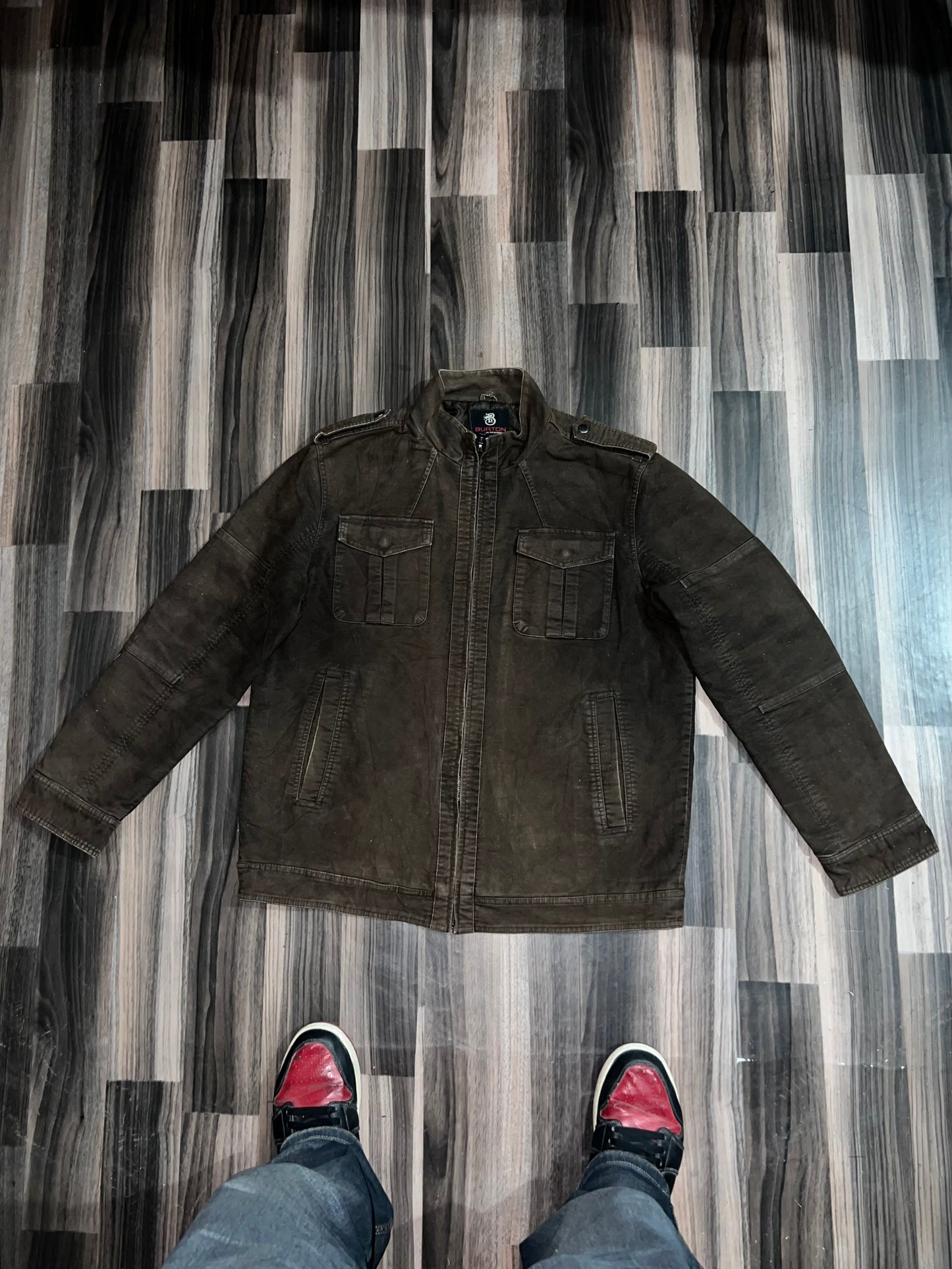 ZPremium Minimal Brown Jacket (L)