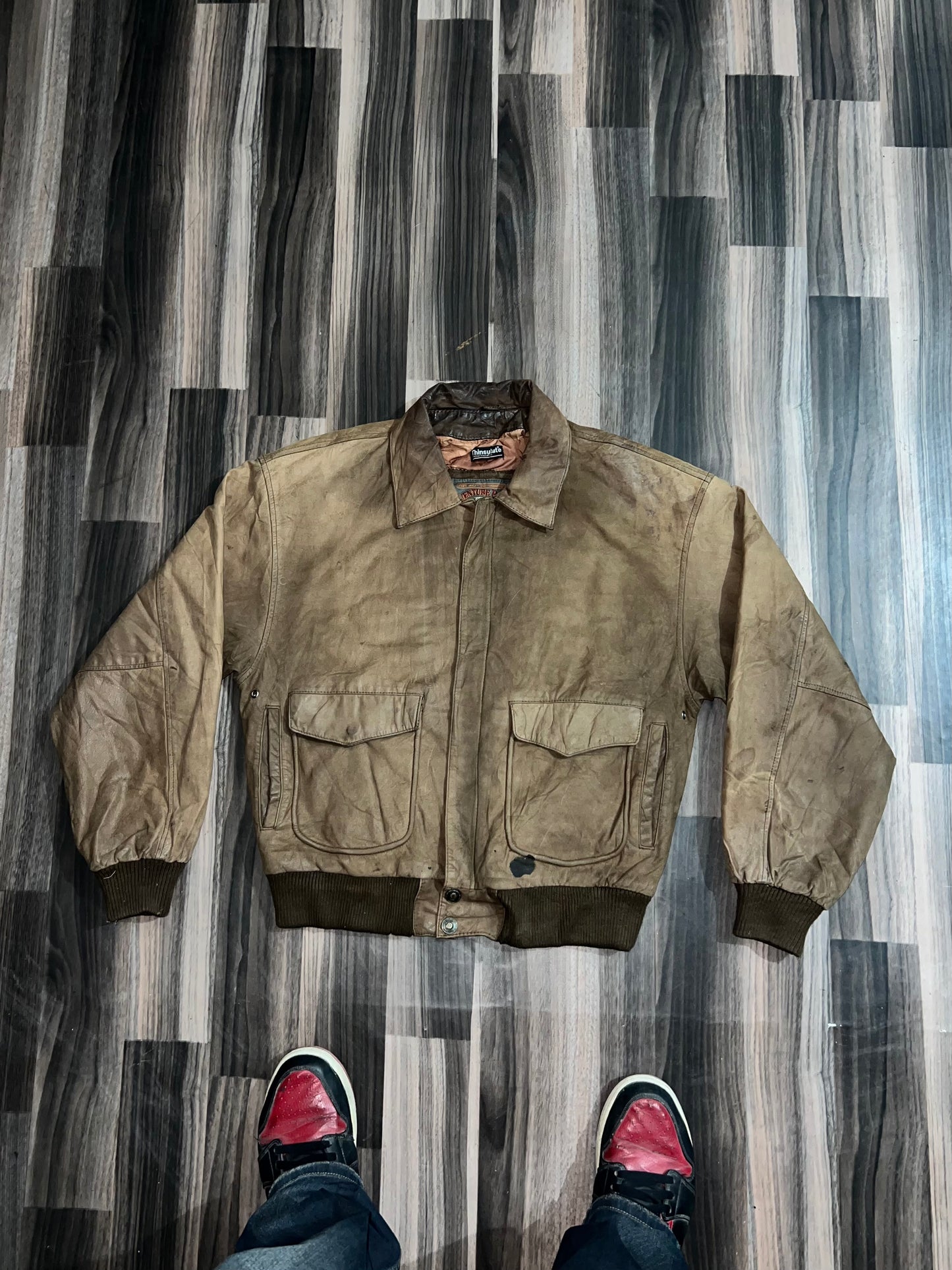 ZPremium Original Leather Jacket (S/M)