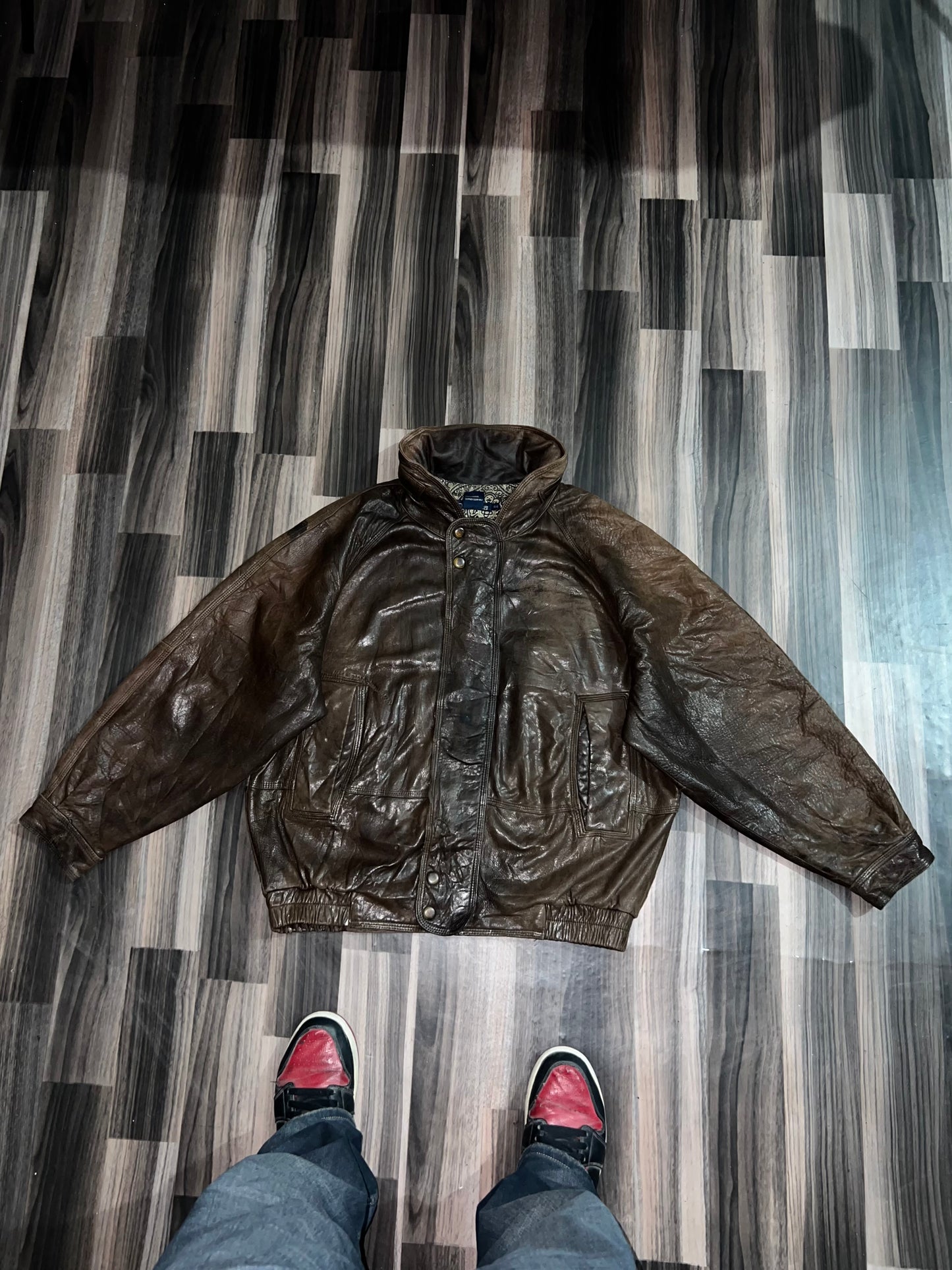 Nautika Original Leather Jacket (L/XL)