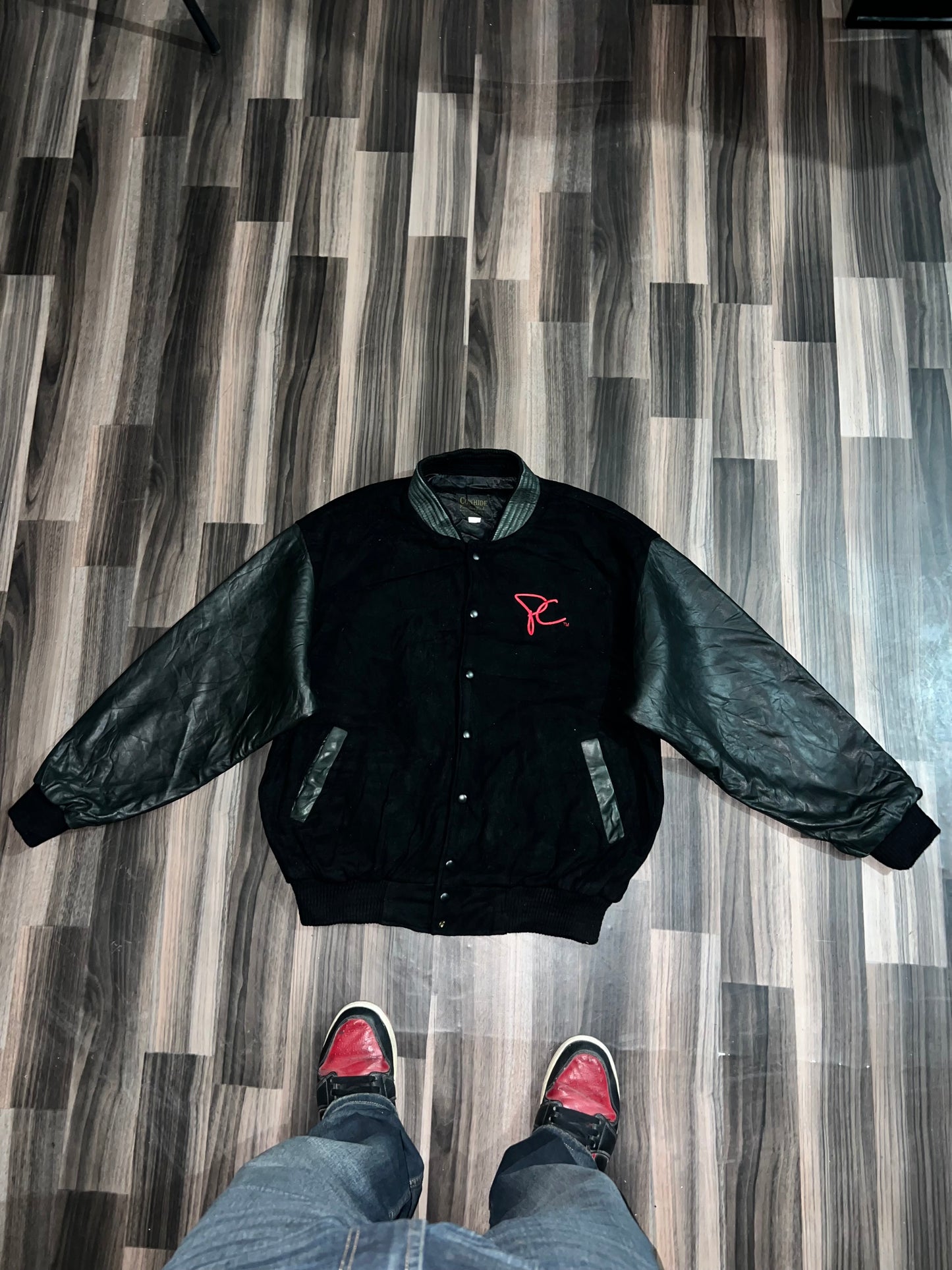 ZUltra Premium Leather Varsity Jacket (L/XL)